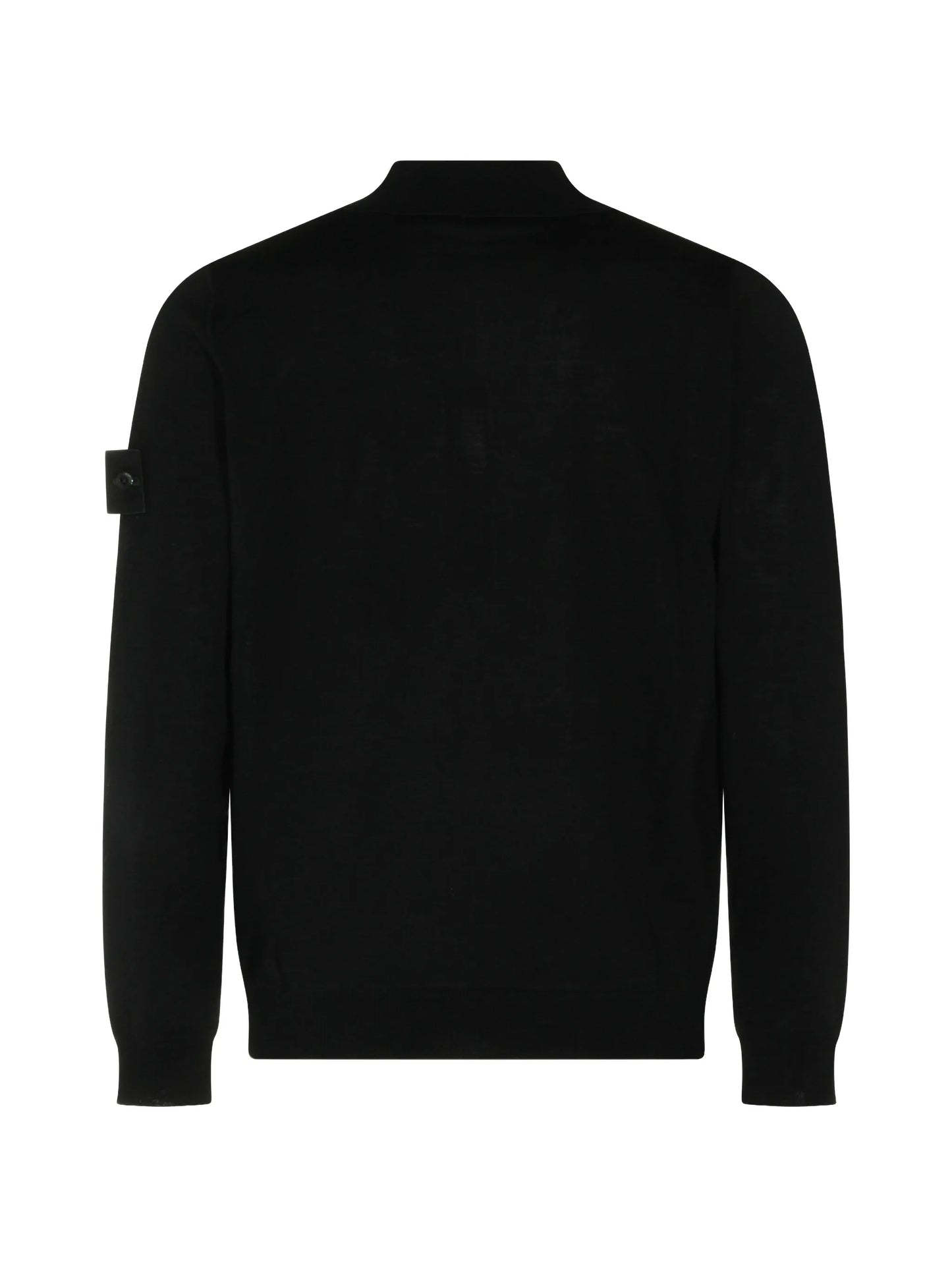 logo-patch polo shirt