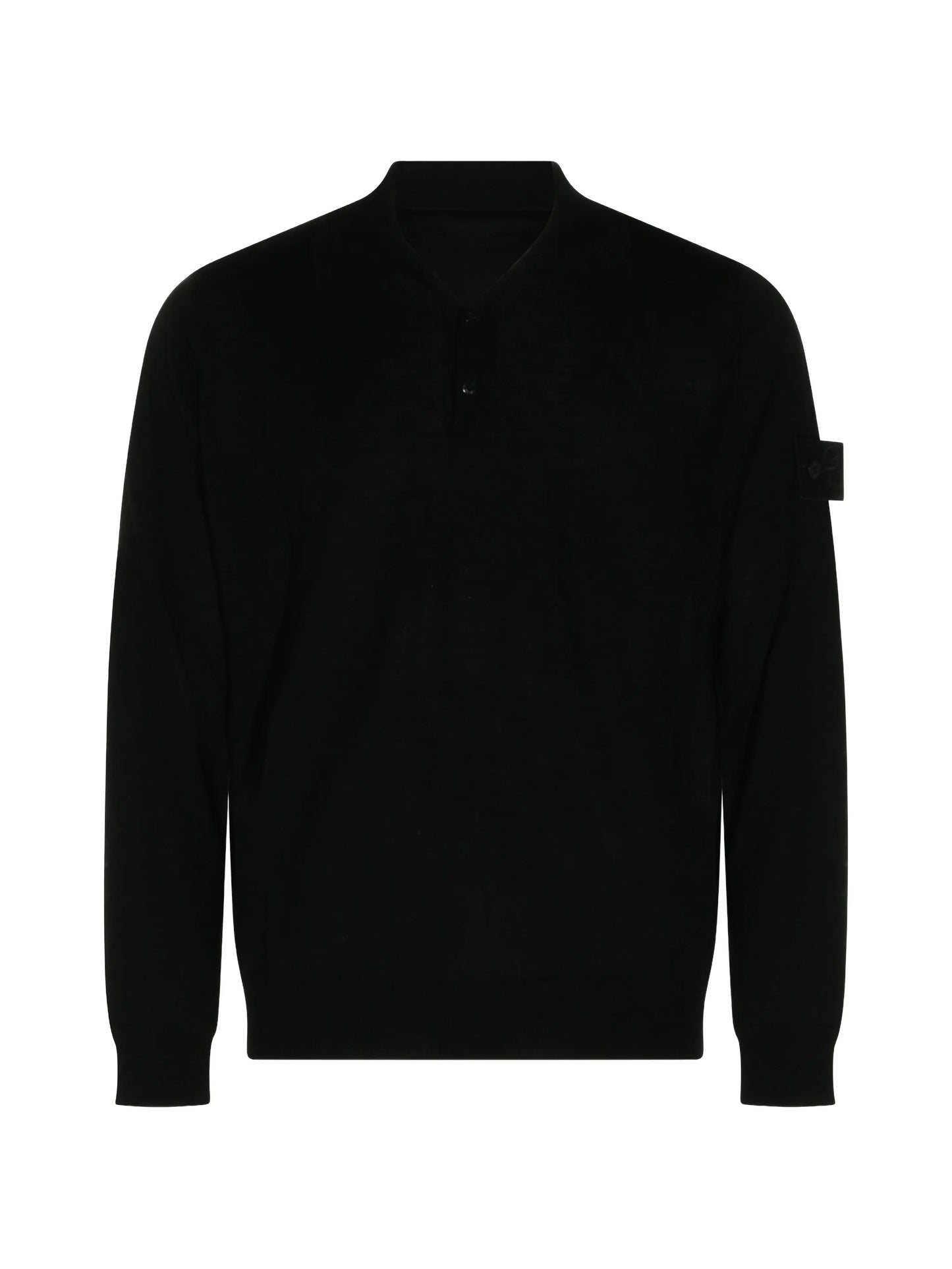 logo-patch polo shirt