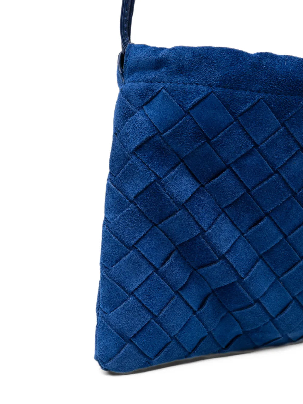 Intrecciato suede mini bag