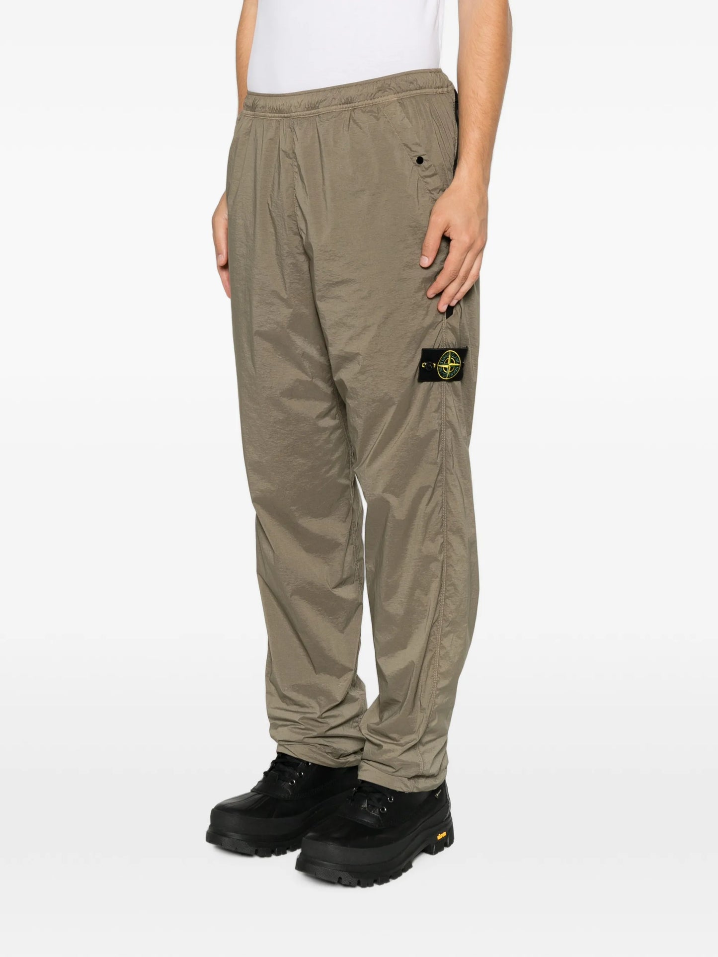 Compass-motif track pants
