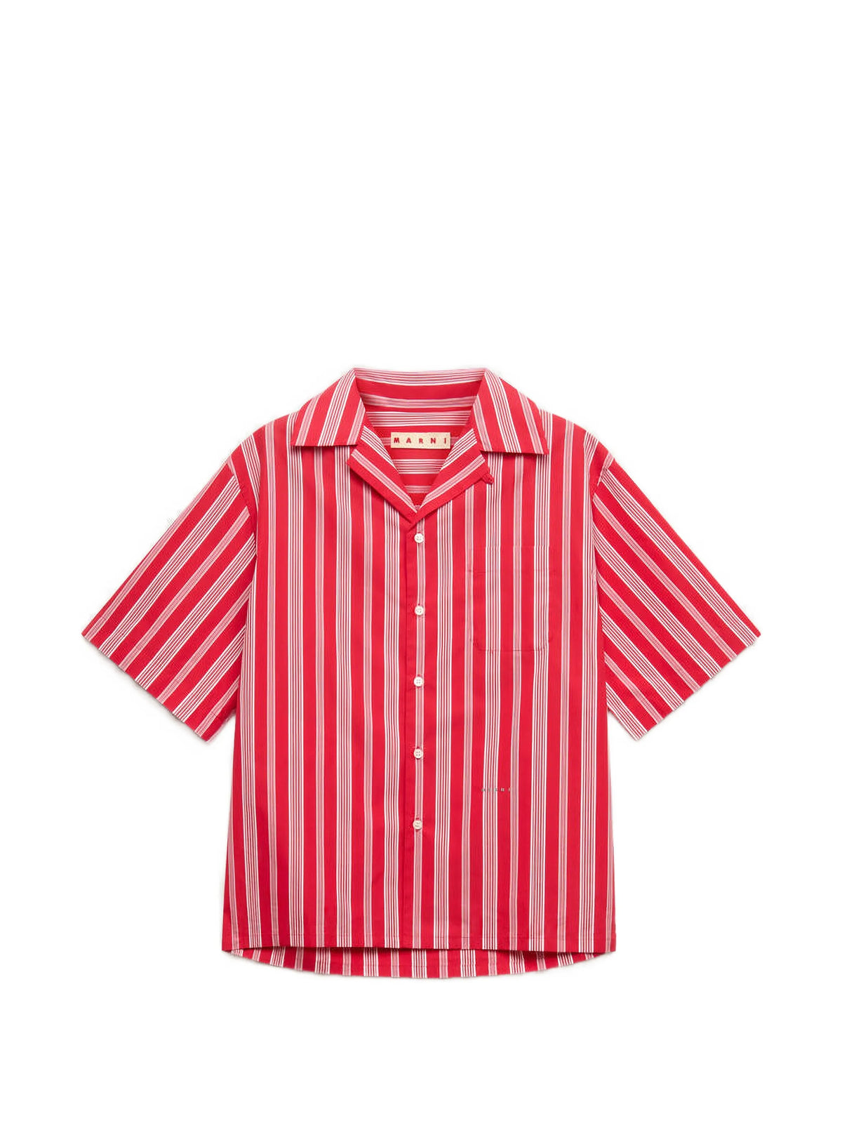 striped poplin shirt