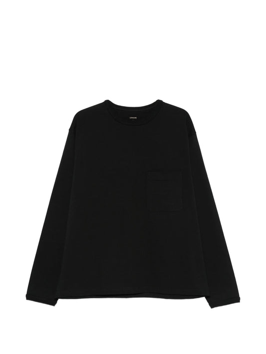 chest-pocket sweatshirt