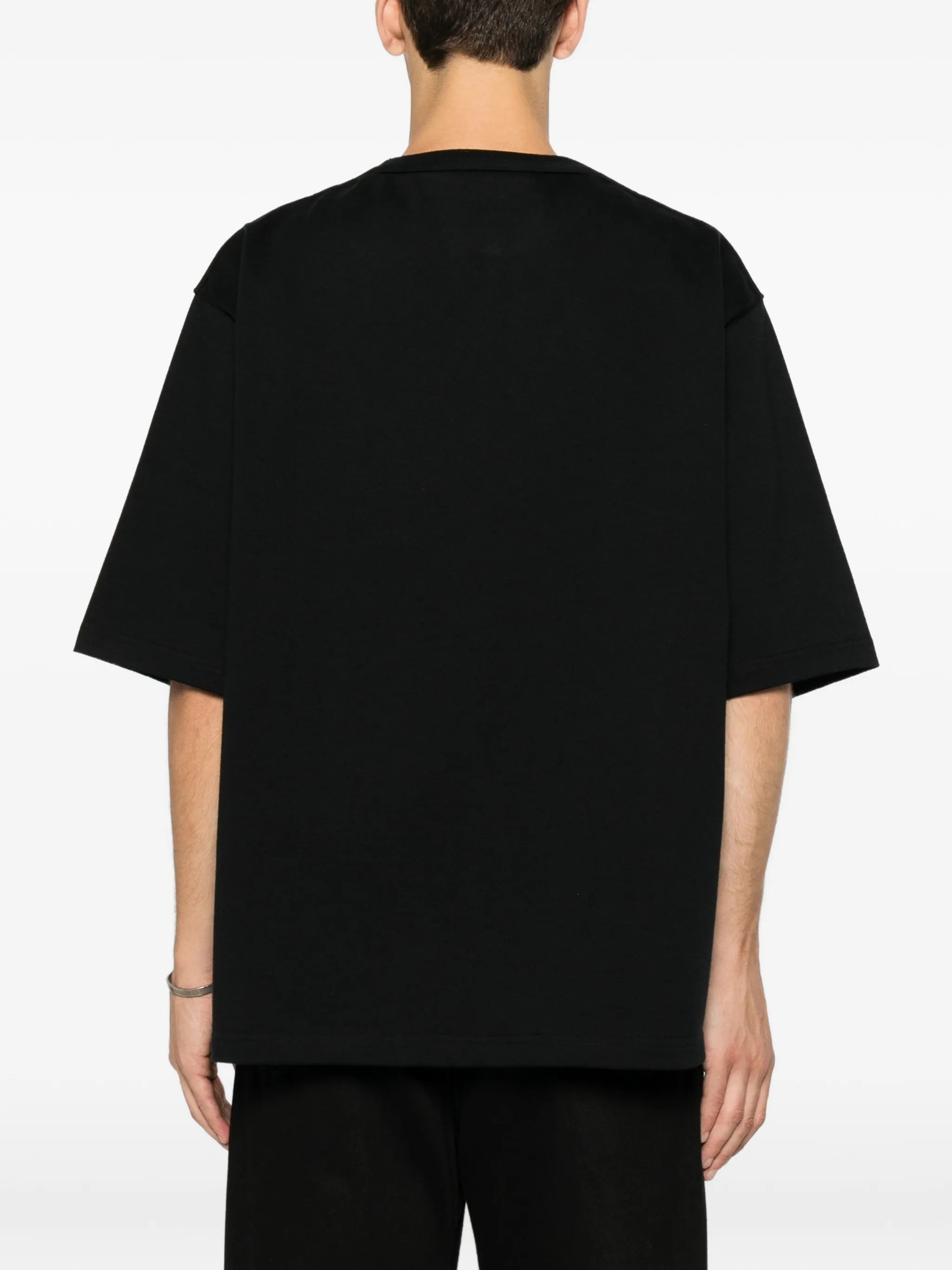 boxy T-shirt in compact cotton jersey