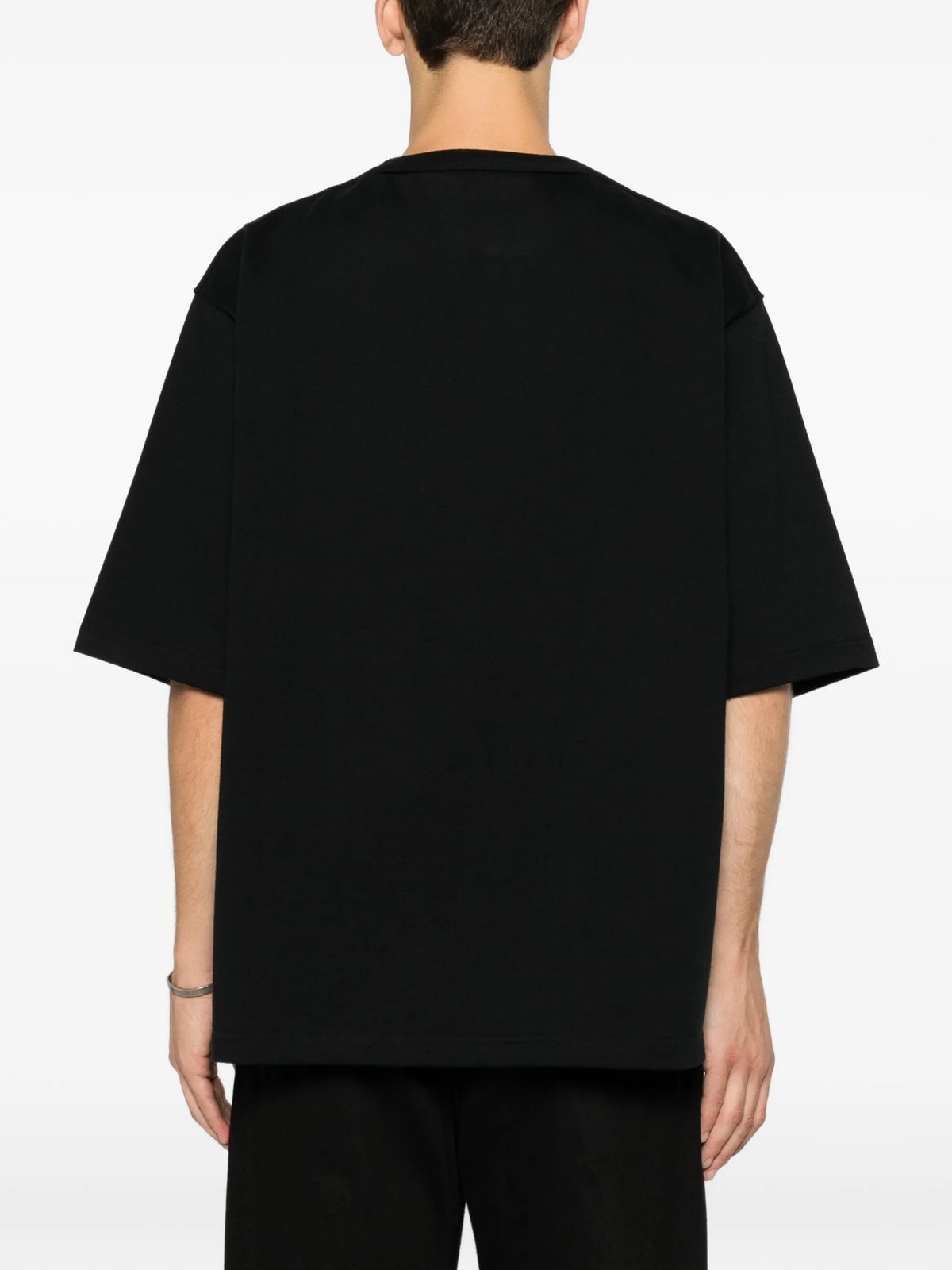 boxy T-shirt in compact cotton jersey
