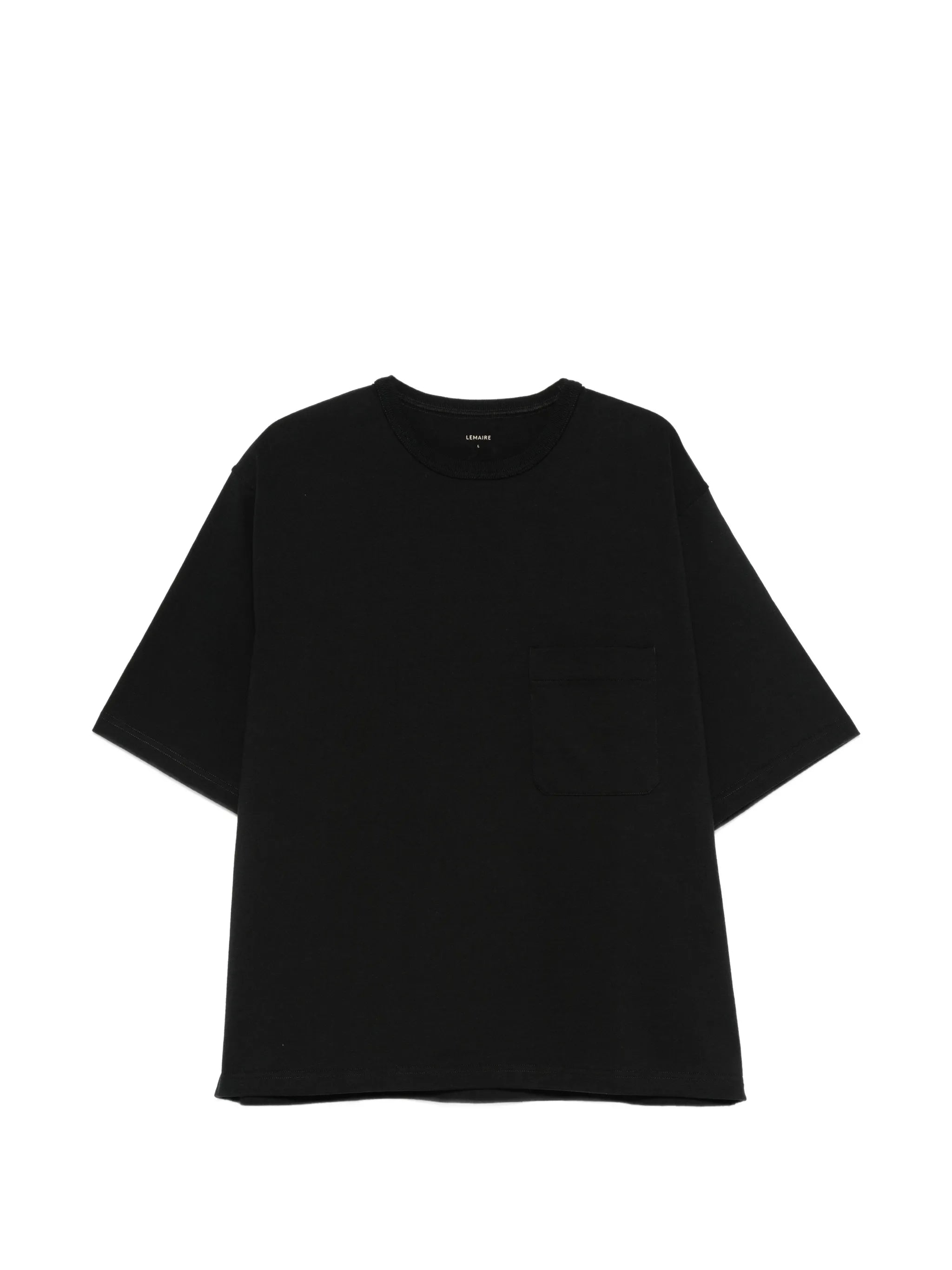 boxy T-shirt in compact cotton jersey