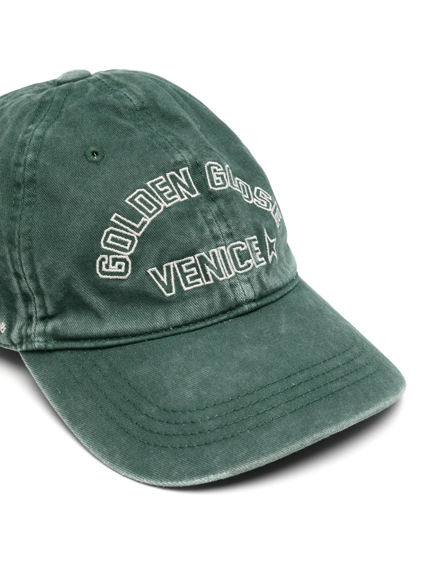 logo-embroidered star-patch baseball cap