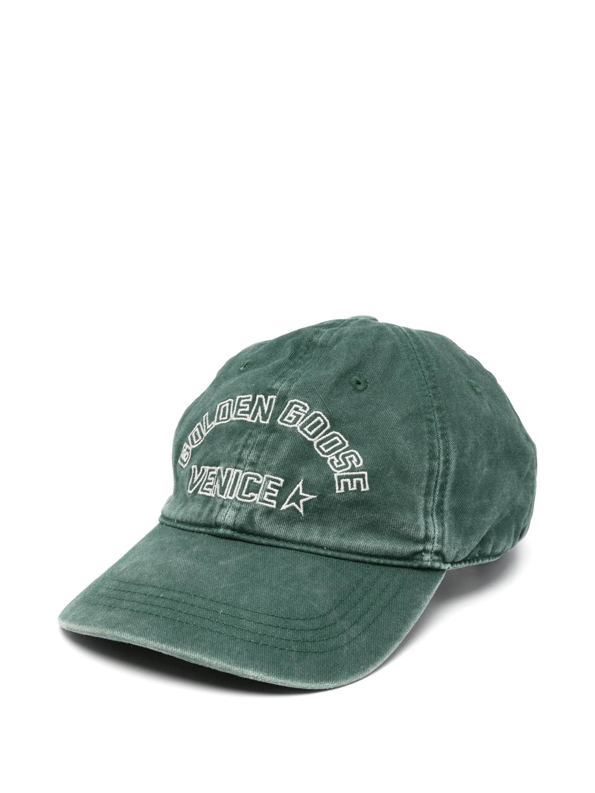 logo-embroidered star-patch baseball cap