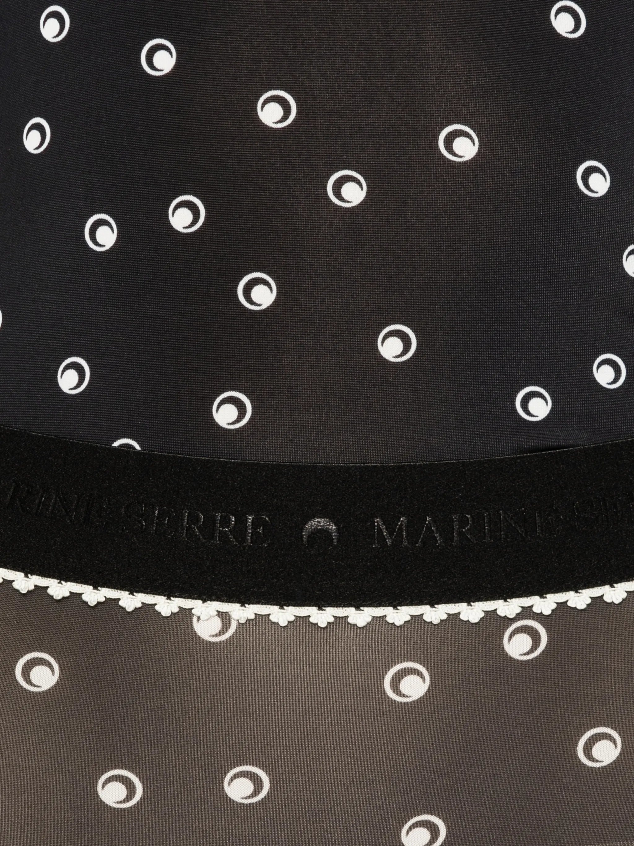 polka-dot Moon jersey capri leggings