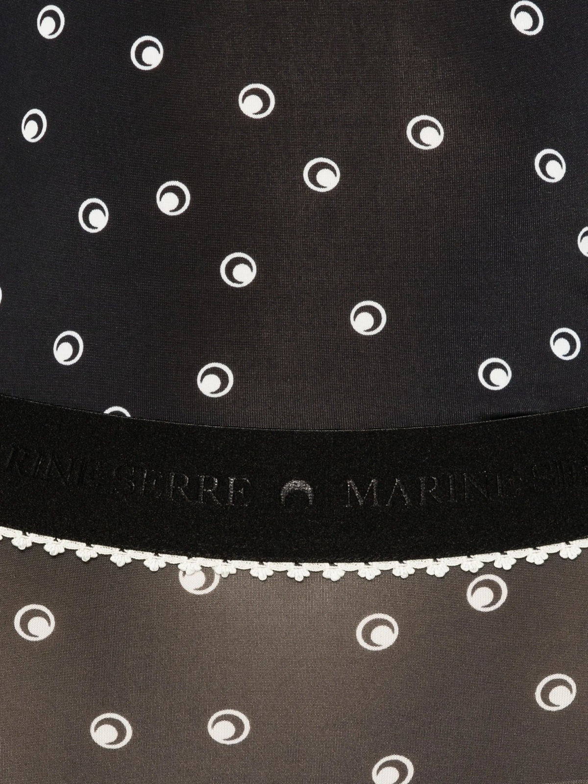 polka-dot Moon jersey capri leggings