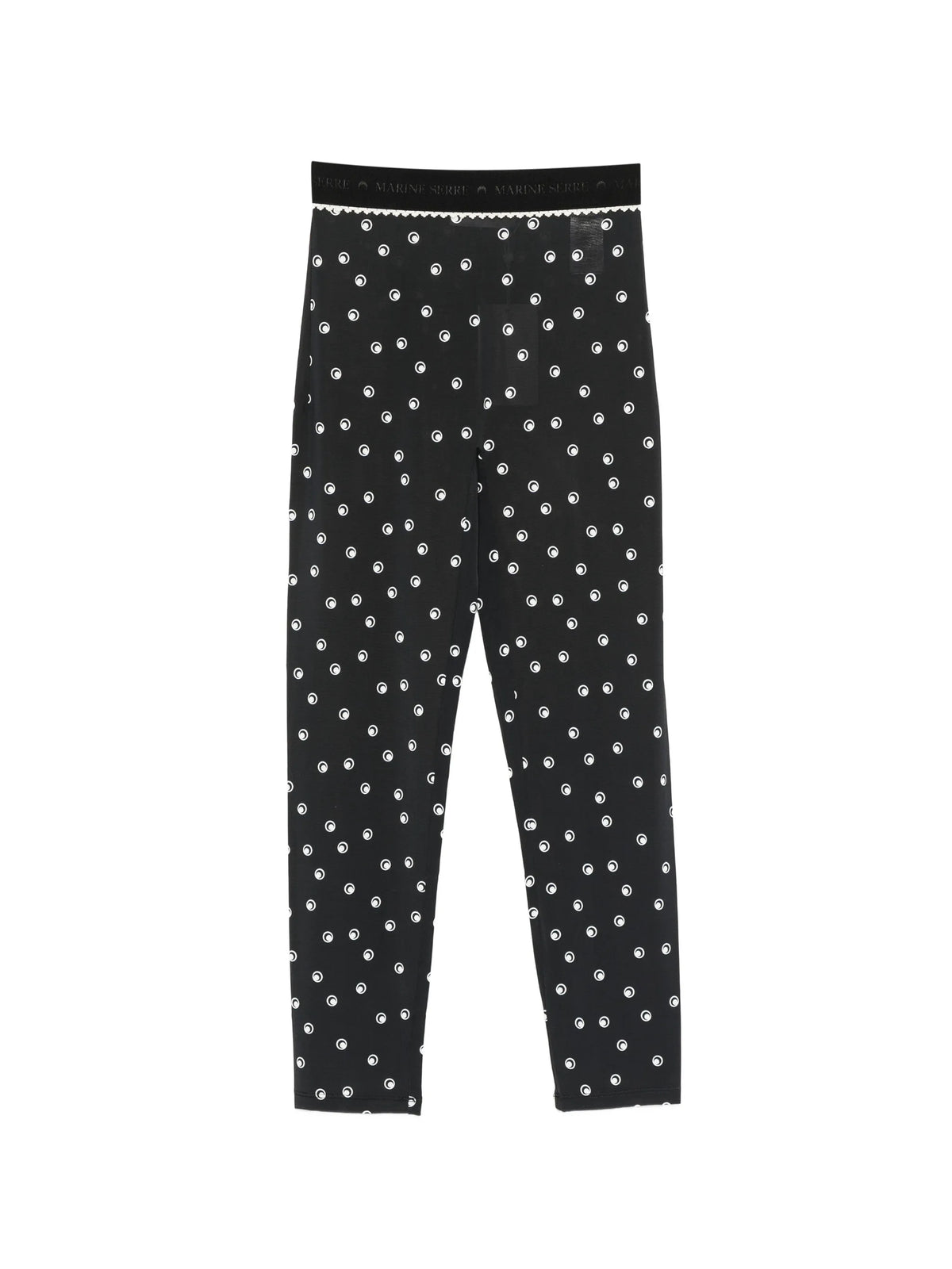 polka-dot Moon jersey capri leggings