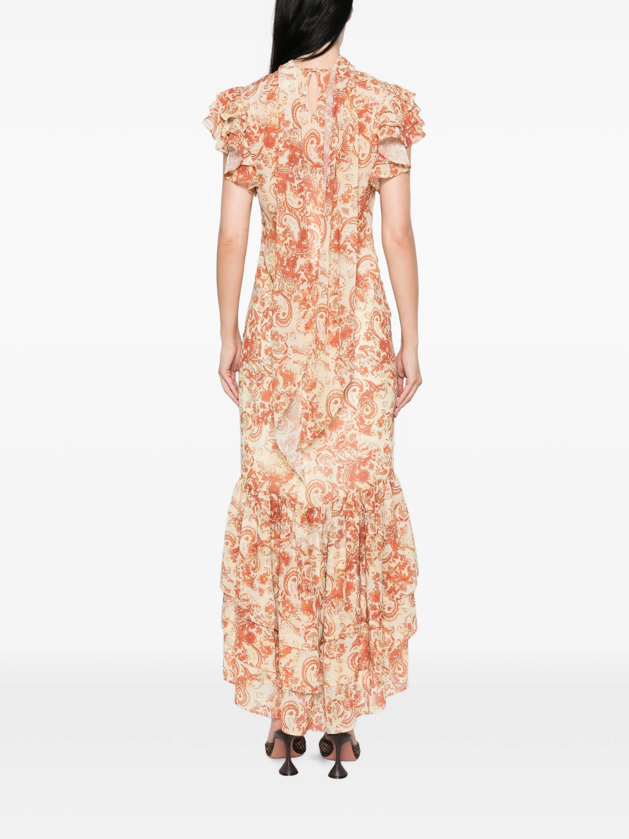 Avalon maxi dress in cachemira chiffon