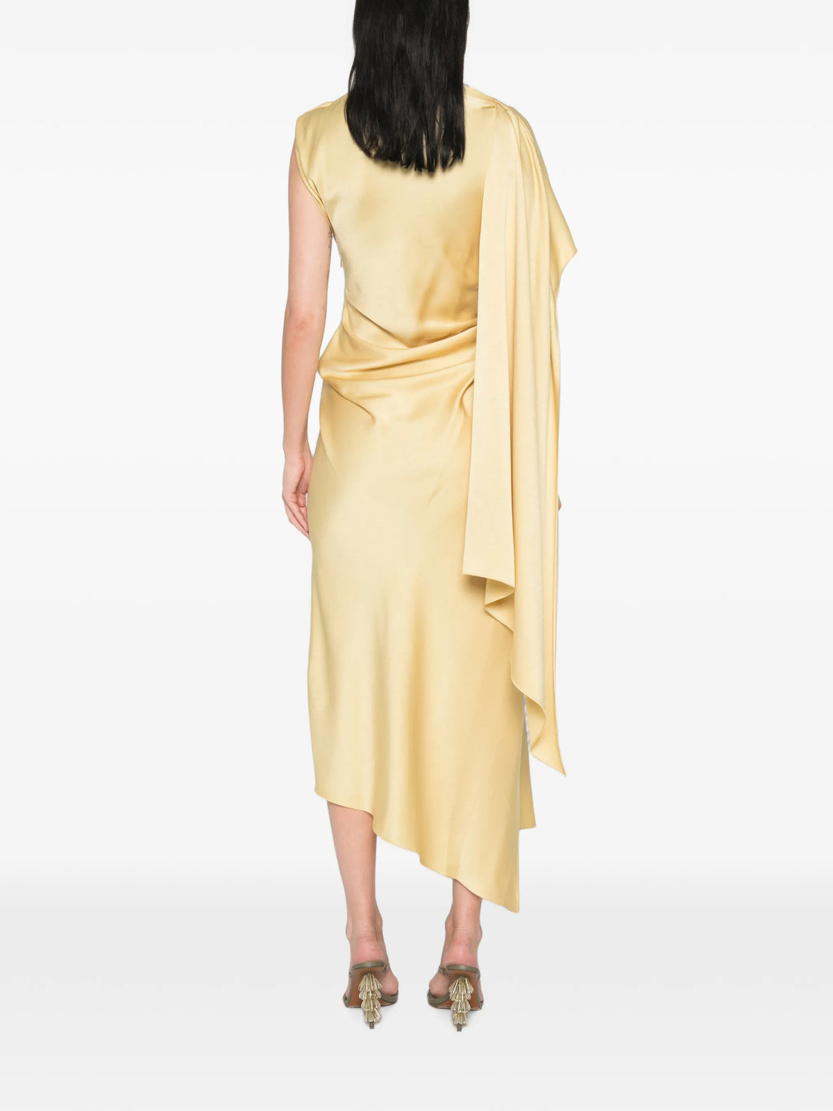 Lunessa draped asymmetric dress