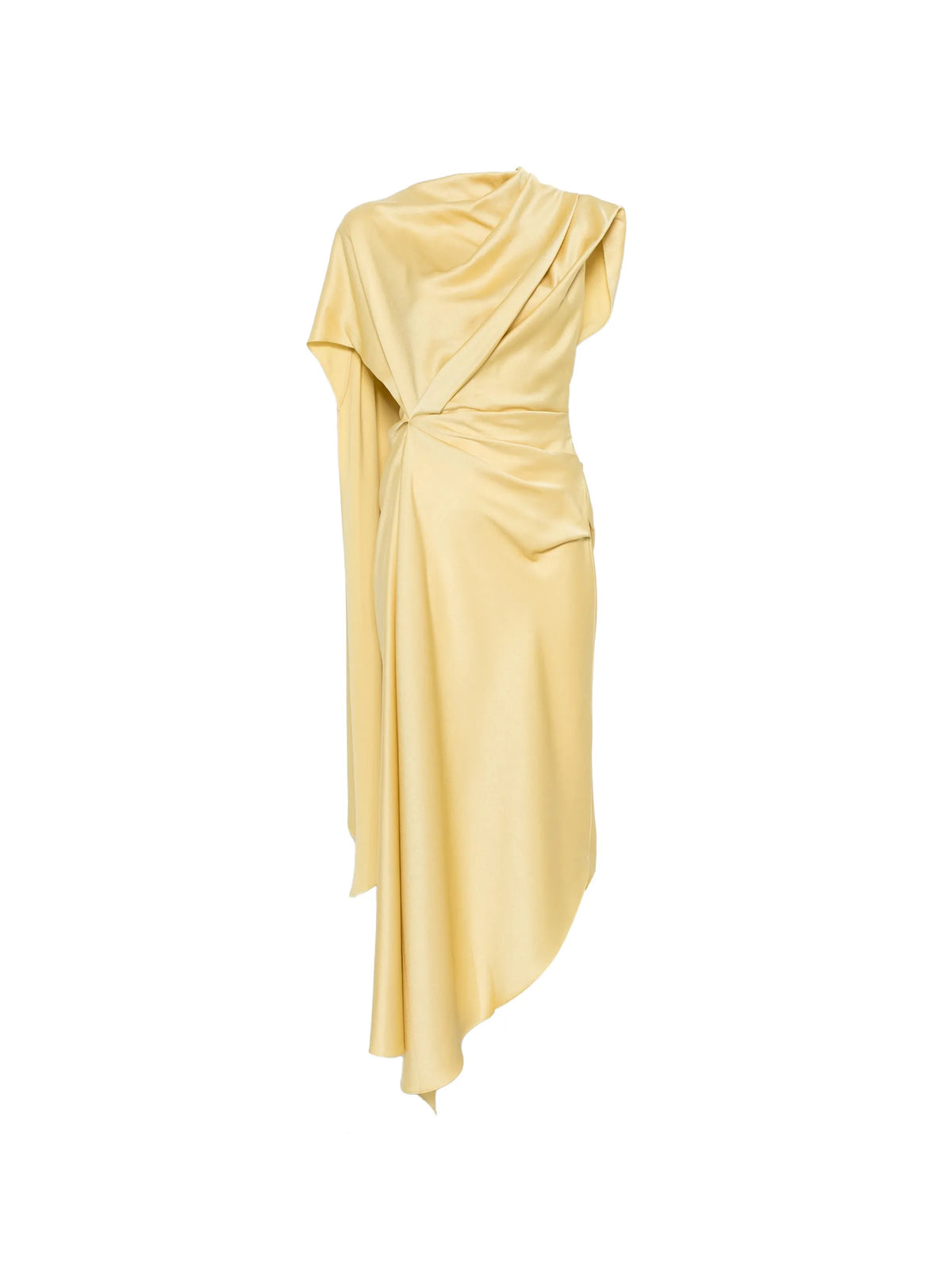 Lunessa draped asymmetric dress