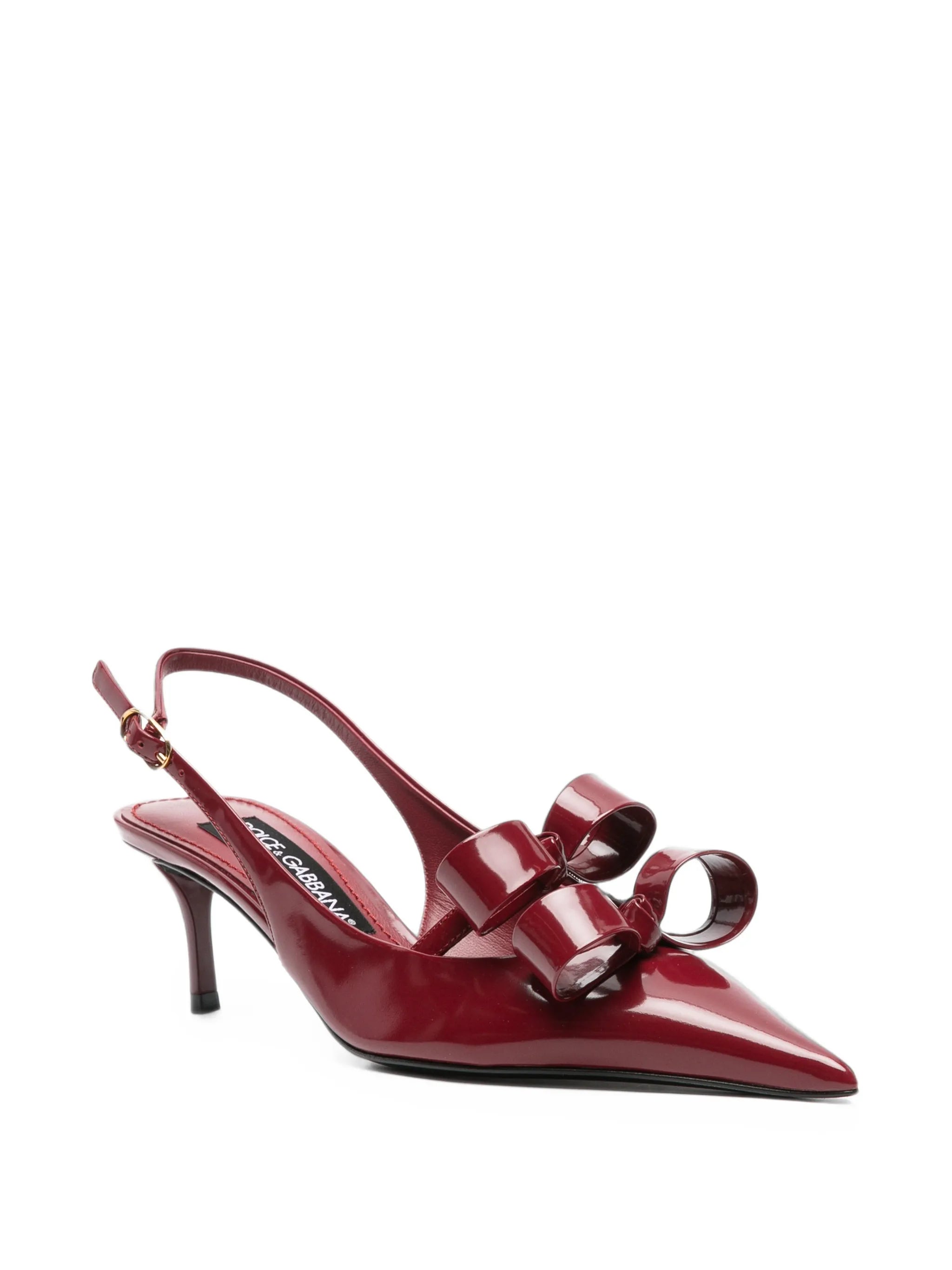 calfskin slingback pumps