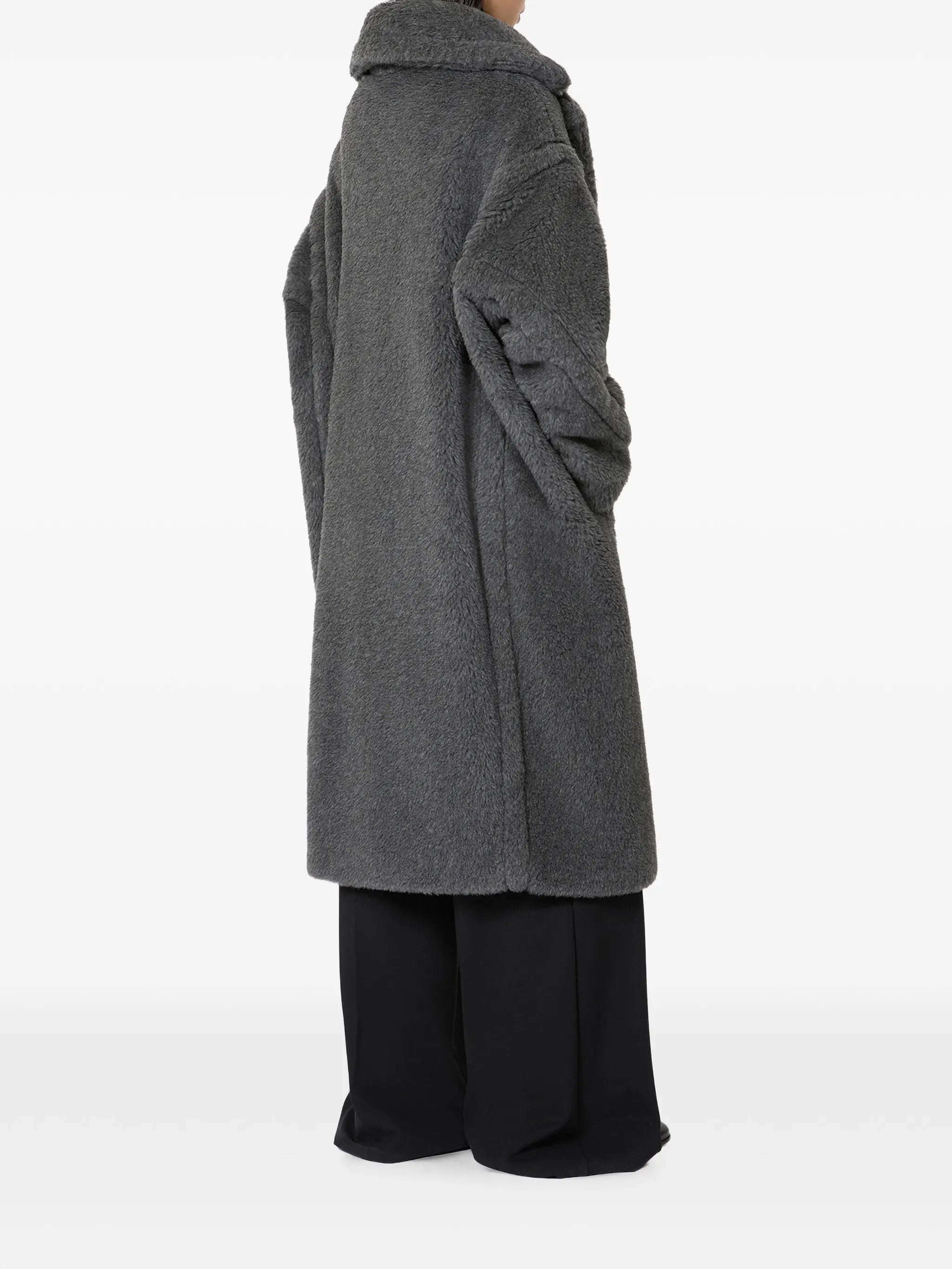 Teddy Bear double-breasted coat