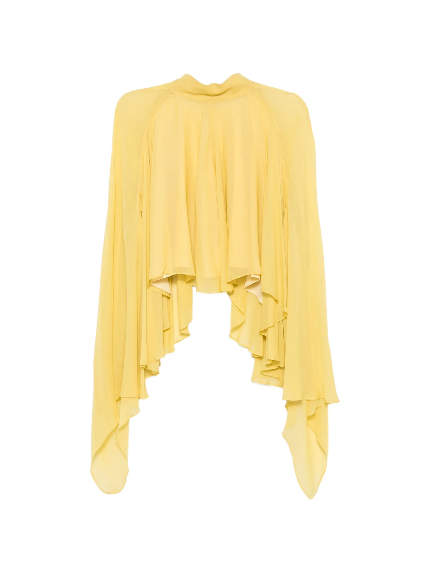 Mia draped high-neck top
