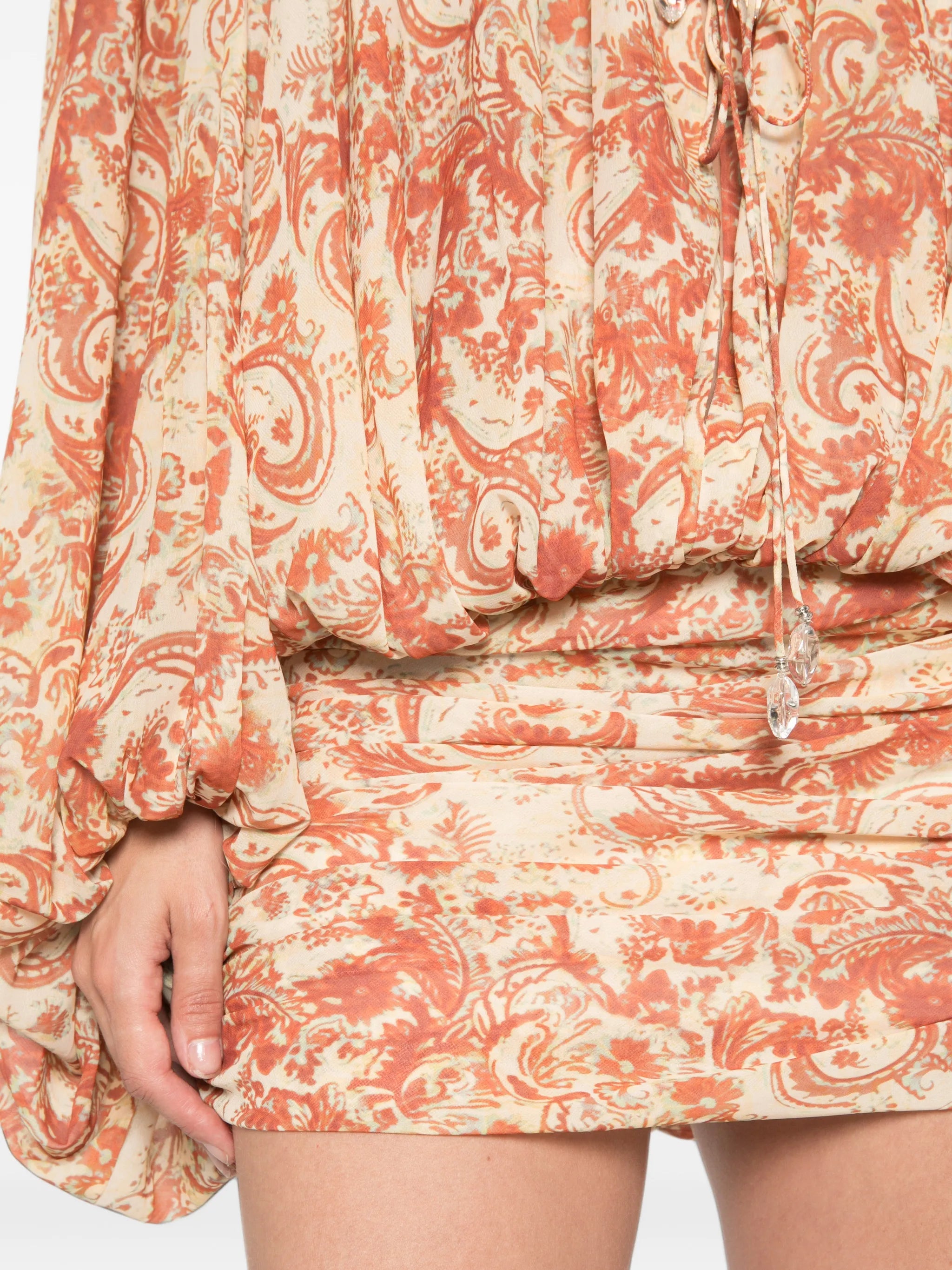 Eulalia paisley-print mini dress
