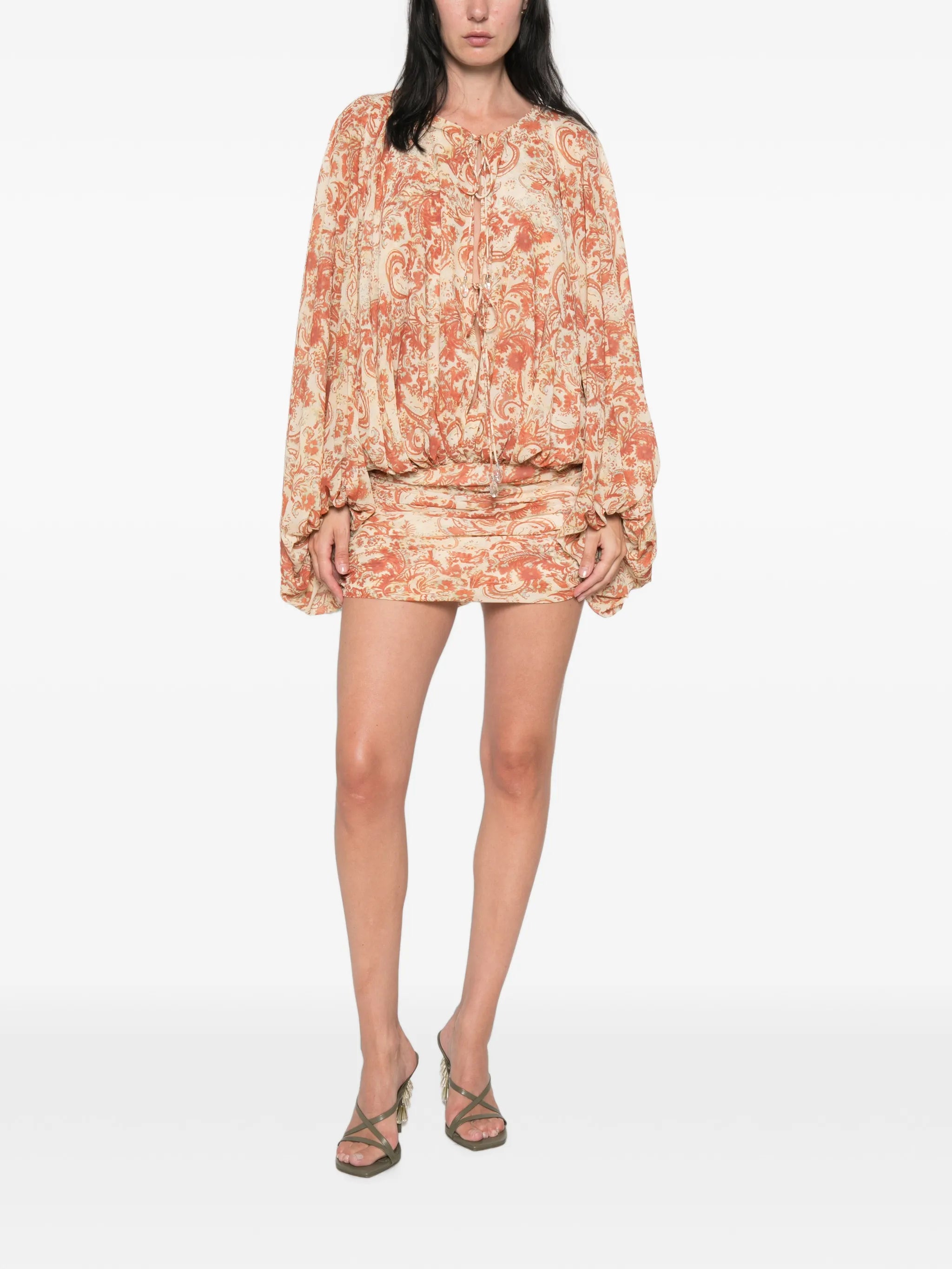Eulalia paisley-print mini dress