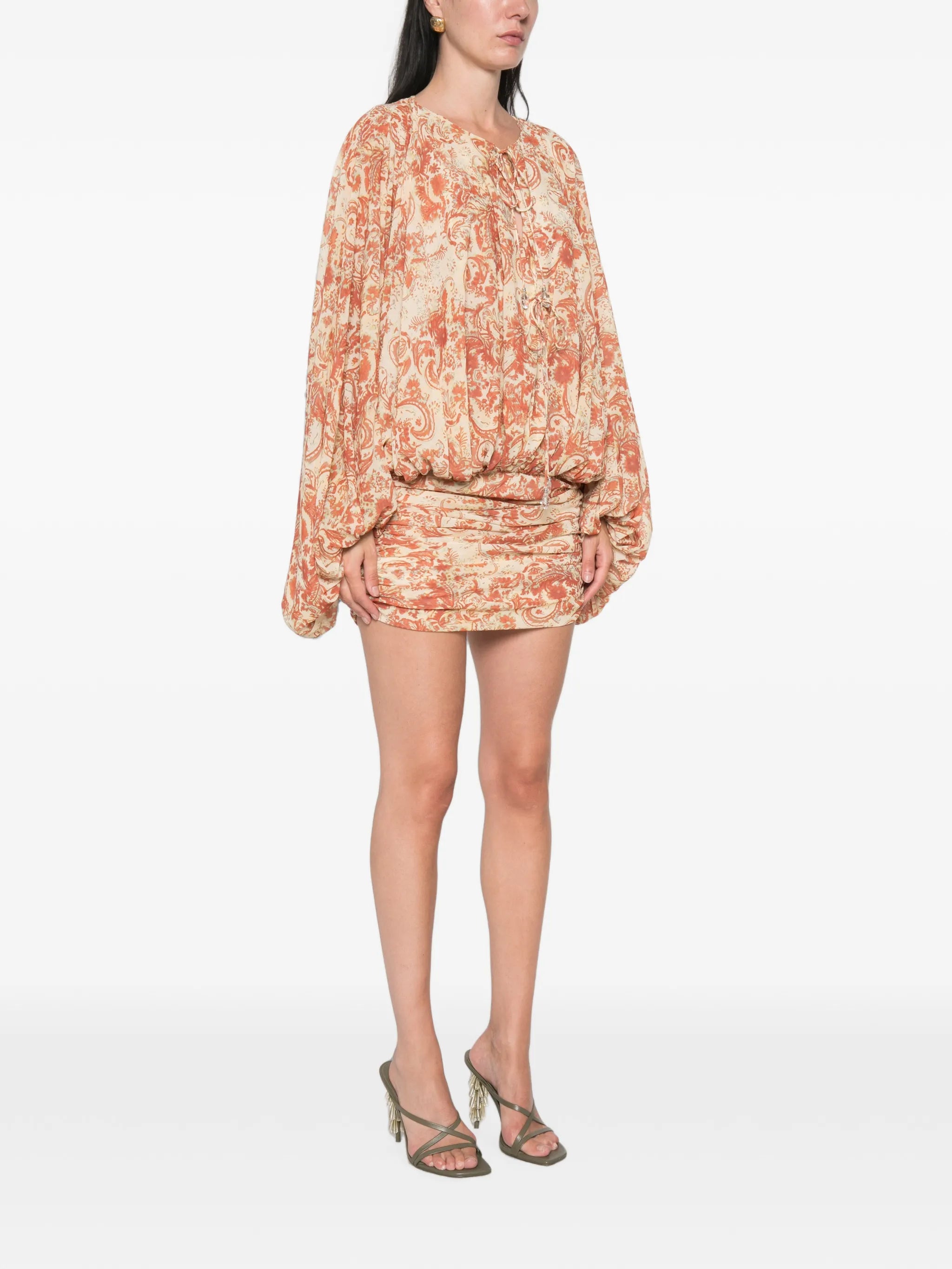 Eulalia paisley-print mini dress