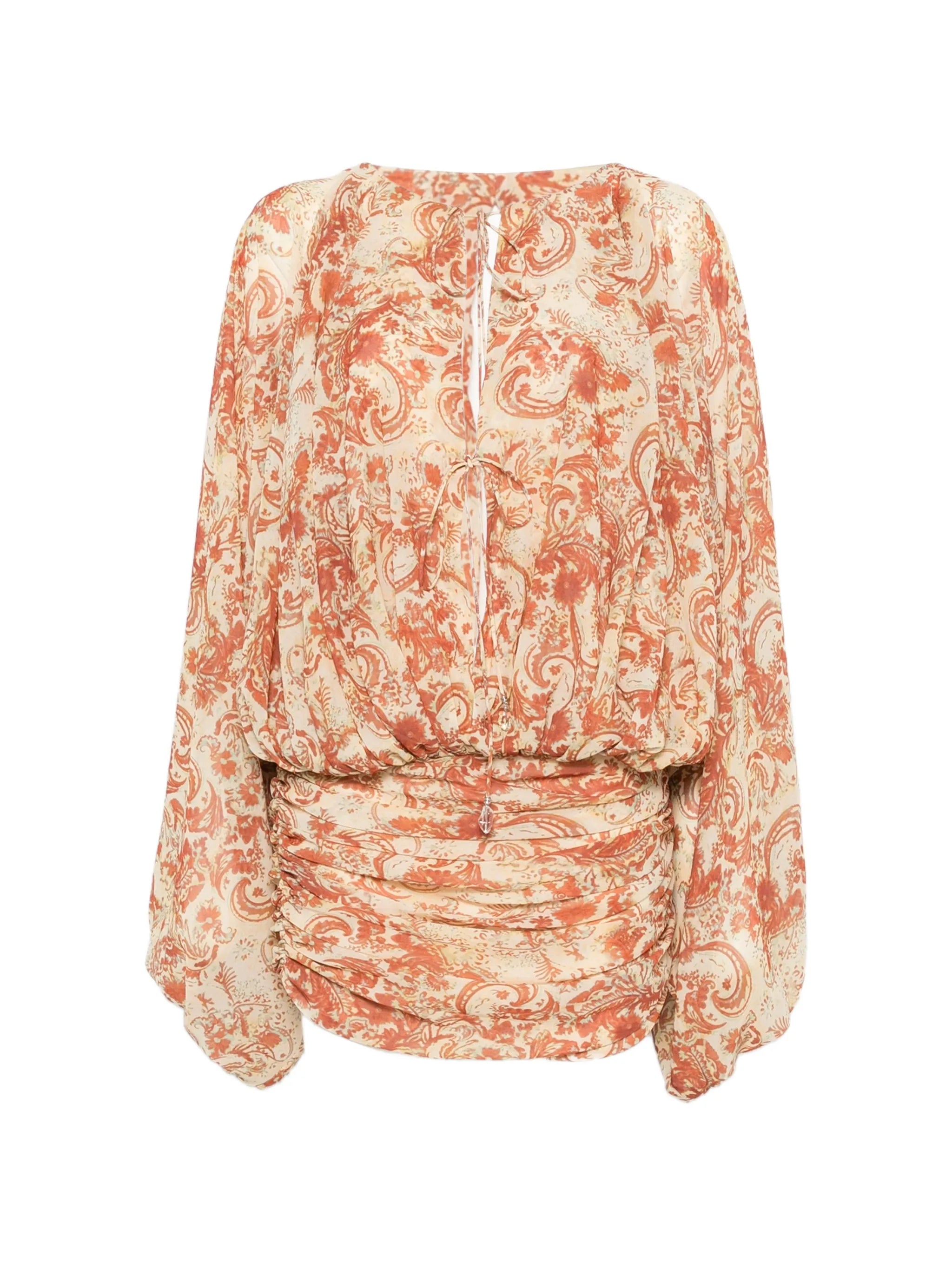 Eulalia paisley-print mini dress