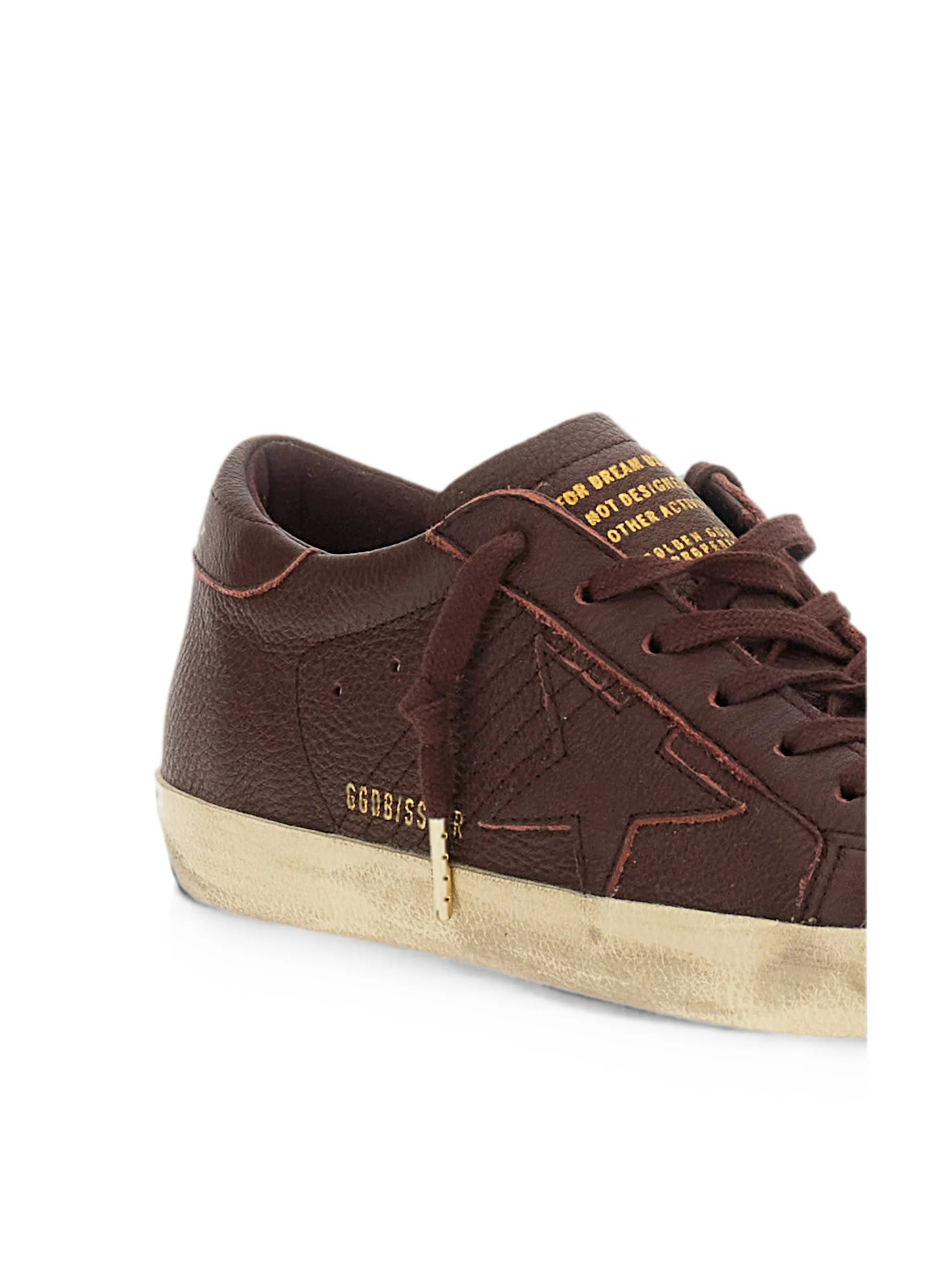 distressed star-patch sneakers