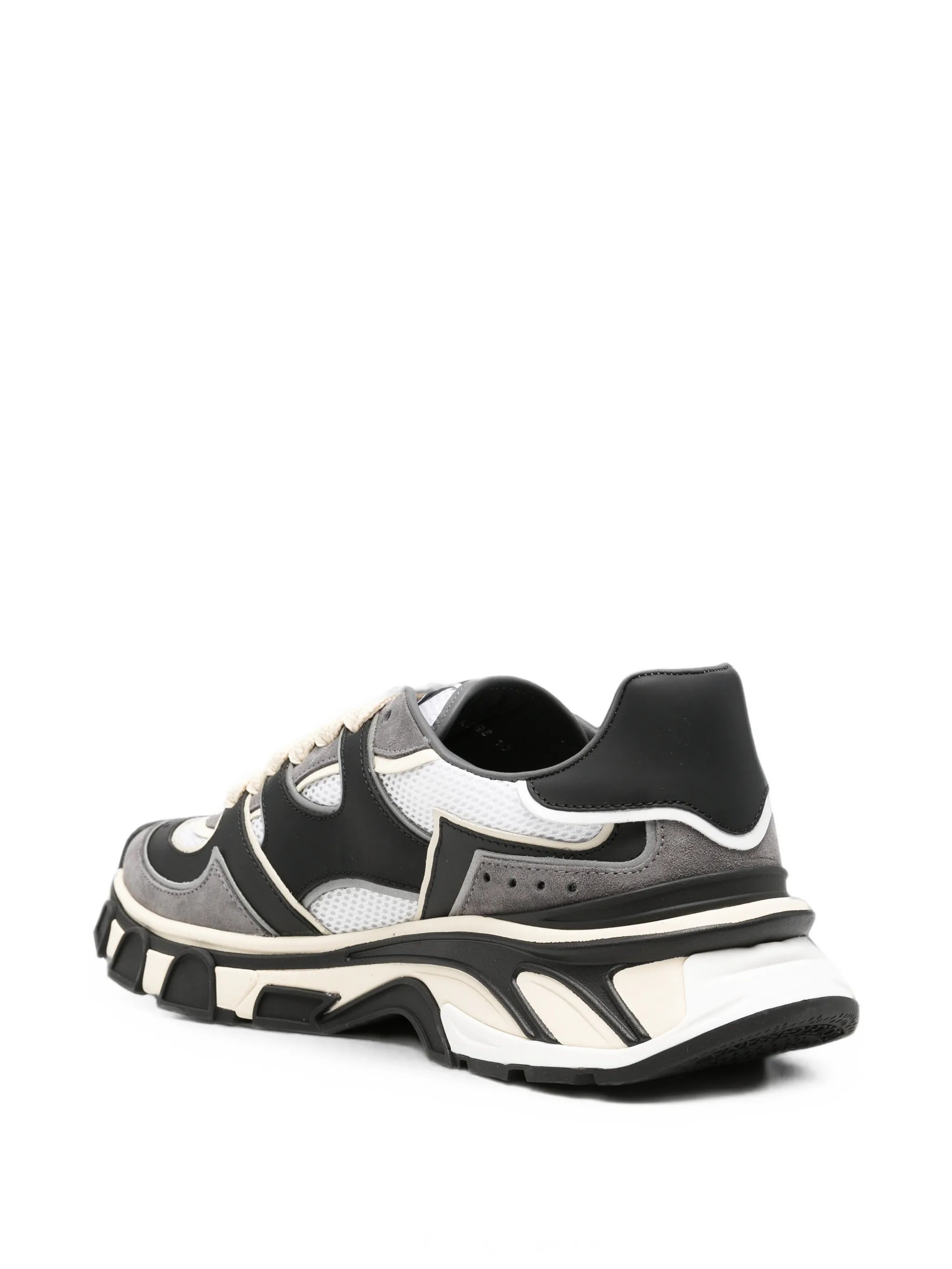 panelled chunky-sole sneakers