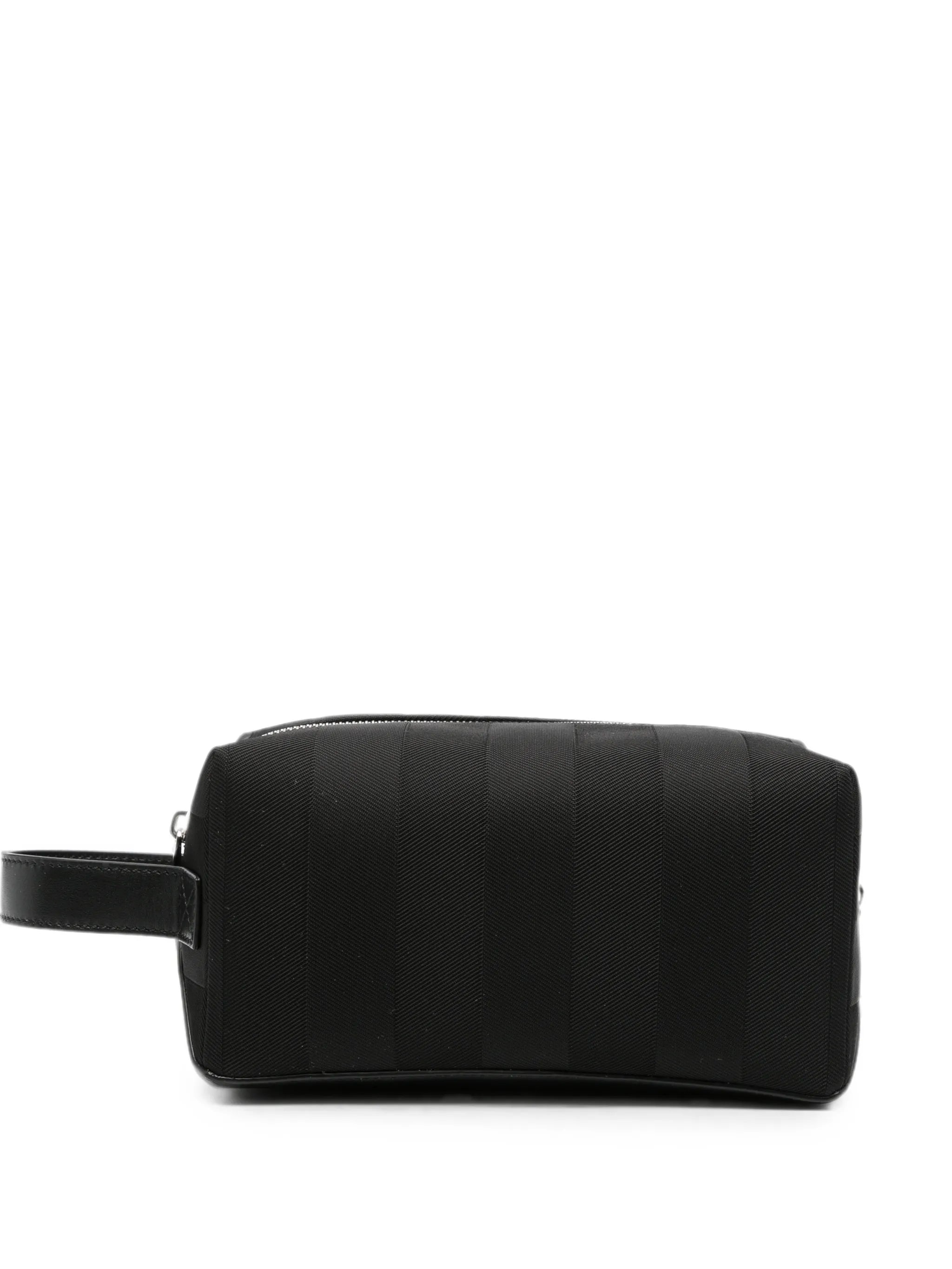 logo-plaque wash bag