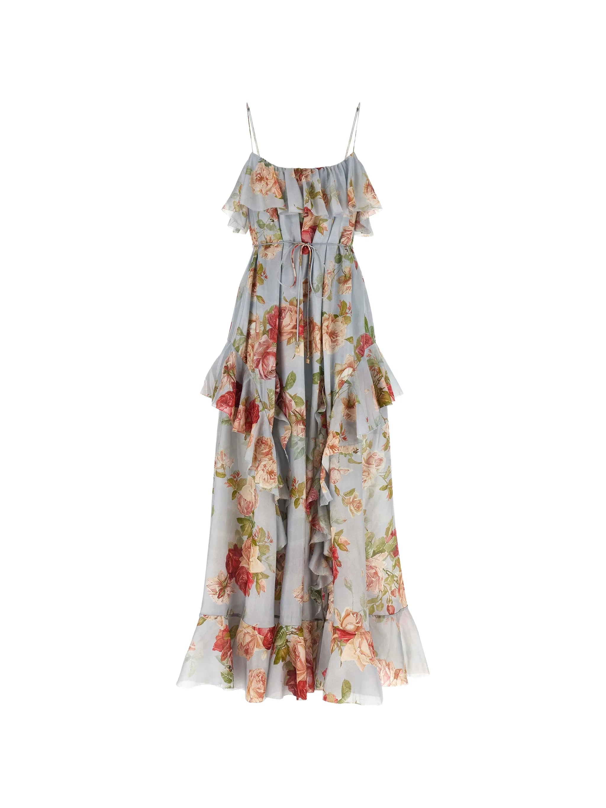 maxi Roselight Frill dress