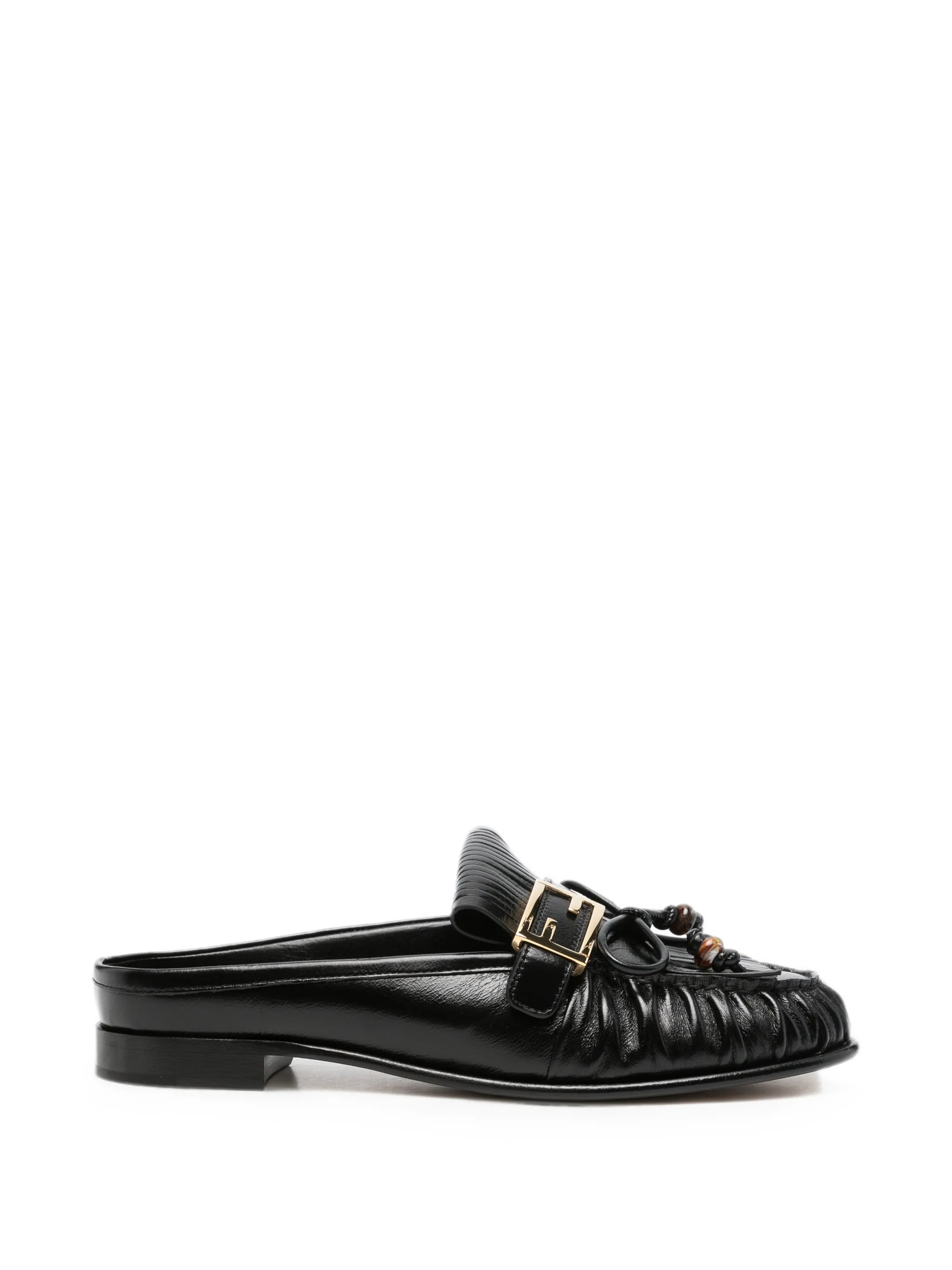 O'Lock fringed mules