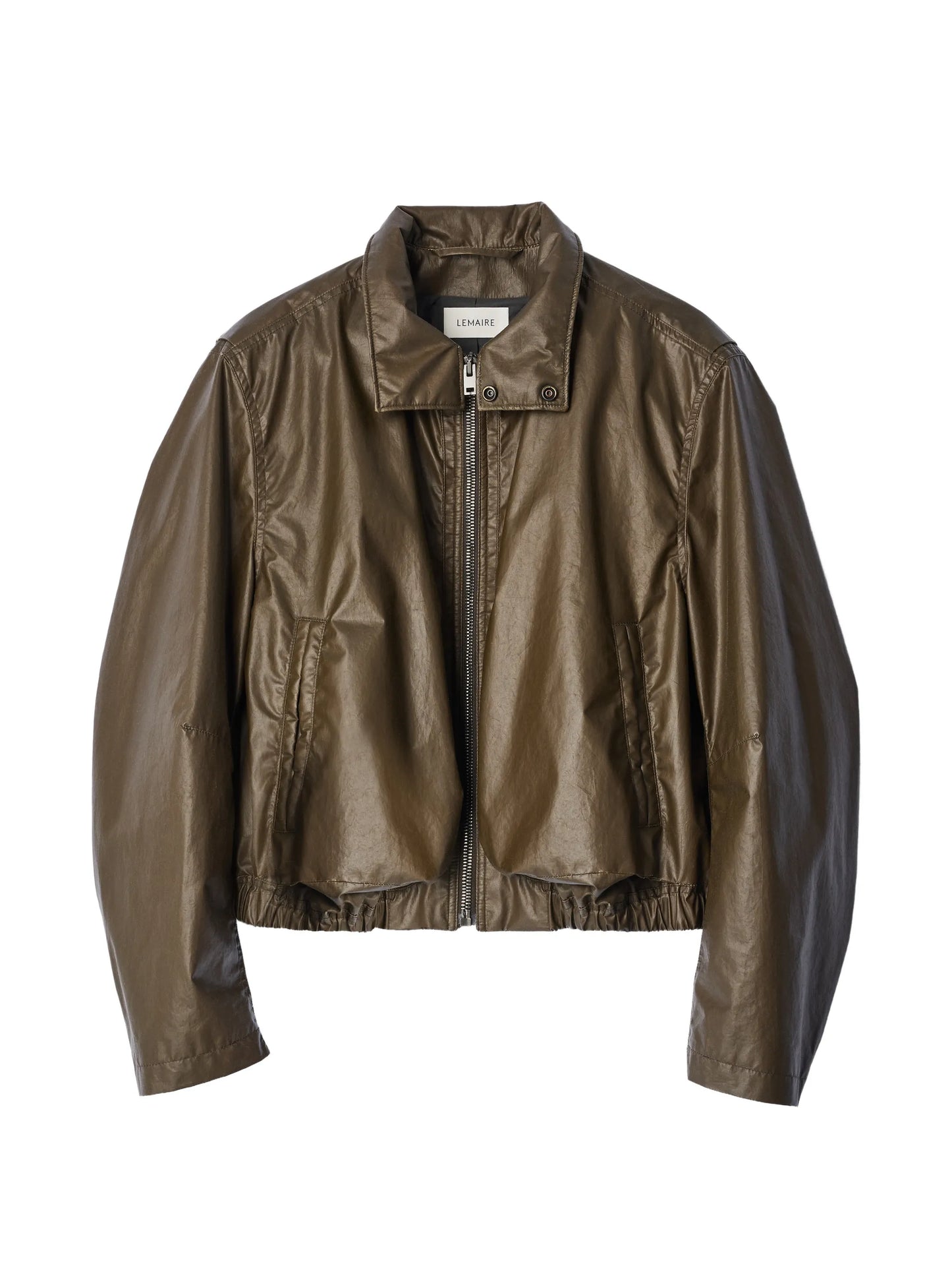 zipped waterproof bomber jacket