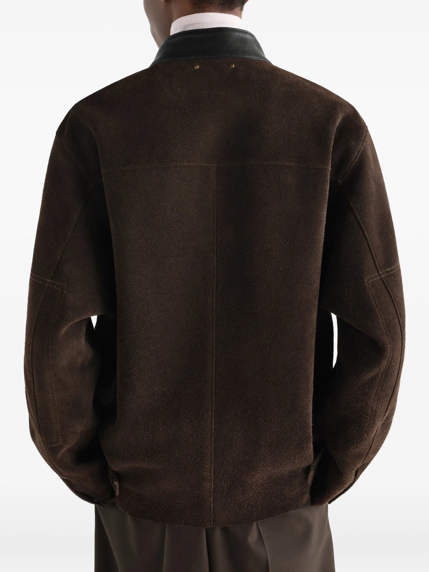 workwear jacket in brushed suede