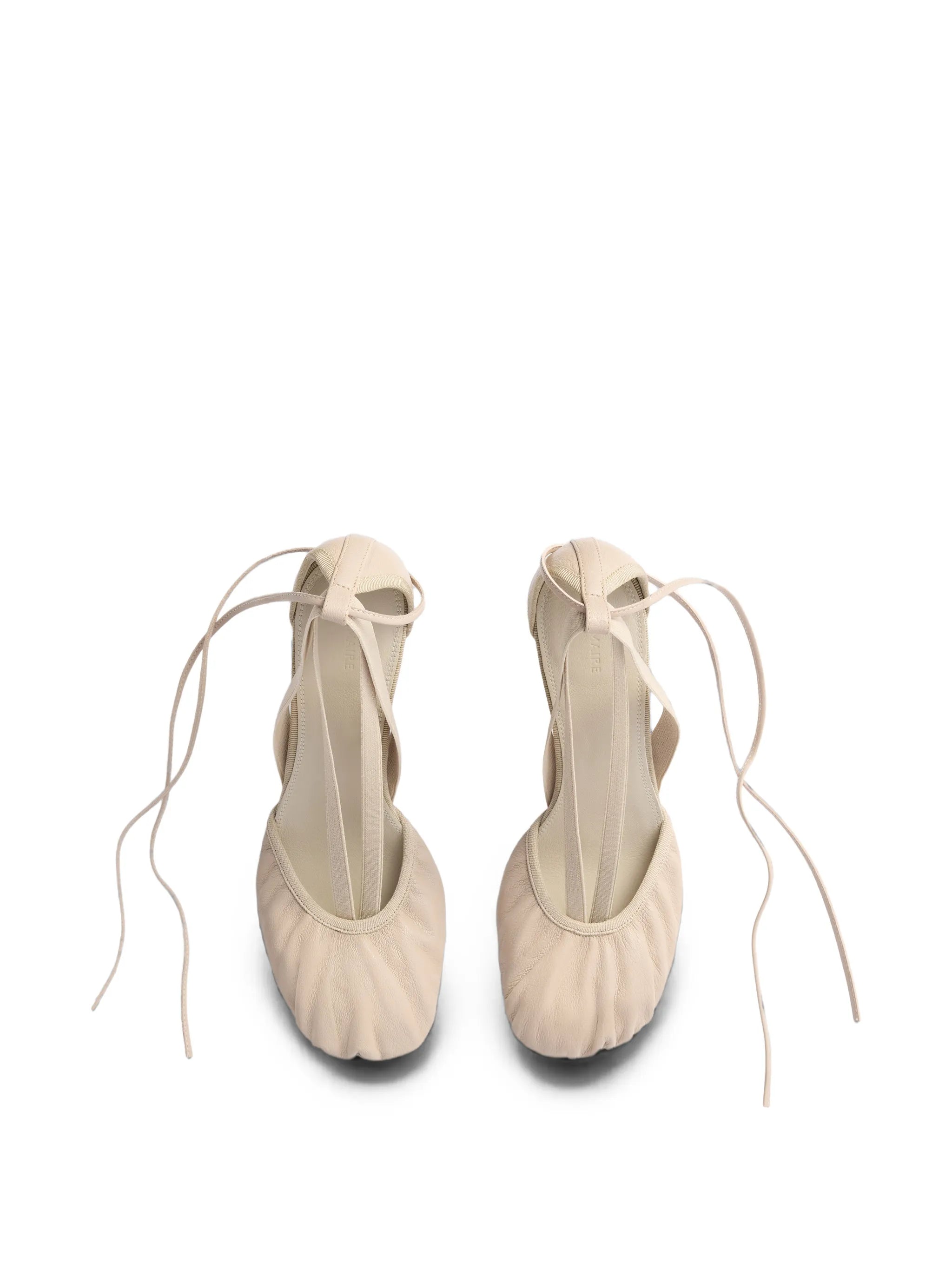80mm pedille heeled ballerinas in goat leather