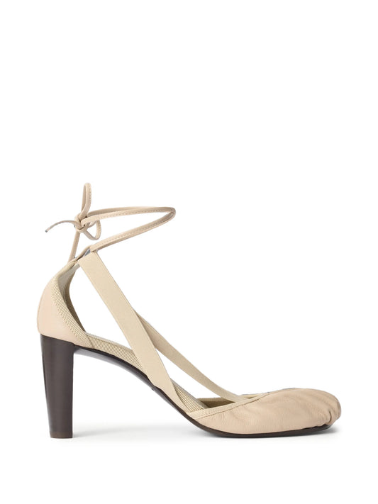 80mm pedille heeled ballerinas in goat leather