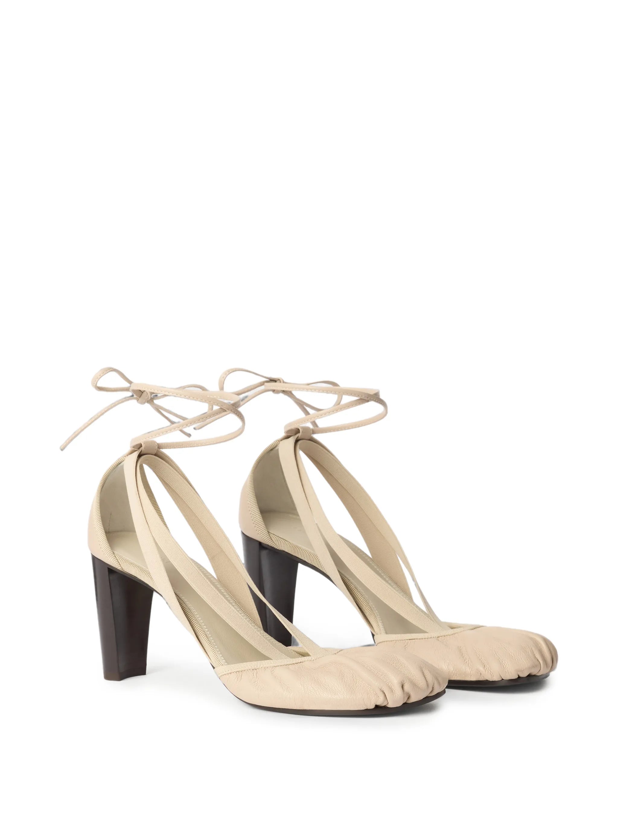 Pedille heeled ballerinas in goat leather