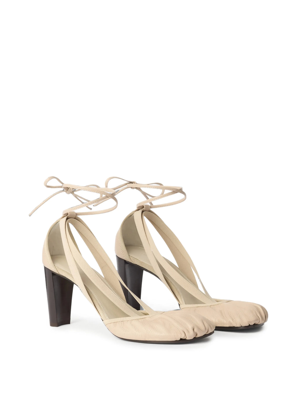 Pedille heeled ballerinas in goat leather