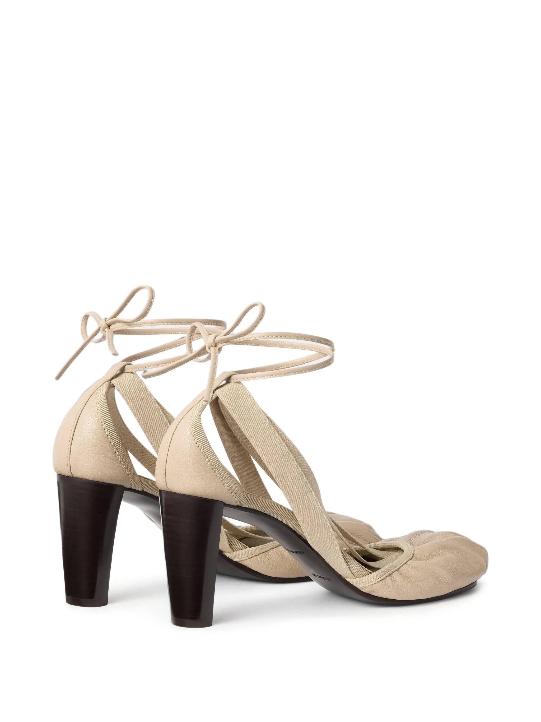 Pedille heeled ballerinas in goat leather