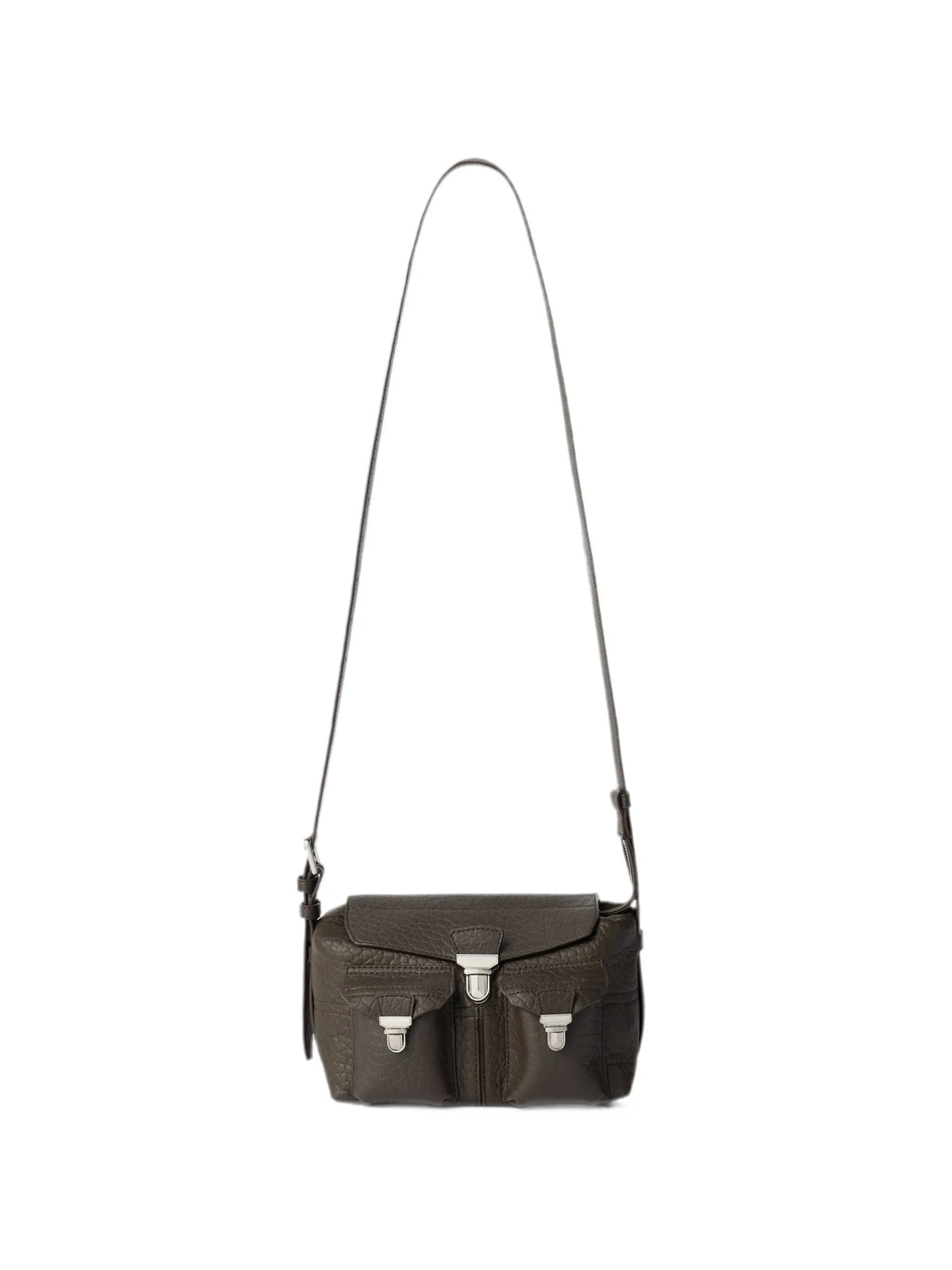 mini soft gear bag in bubble lambskin