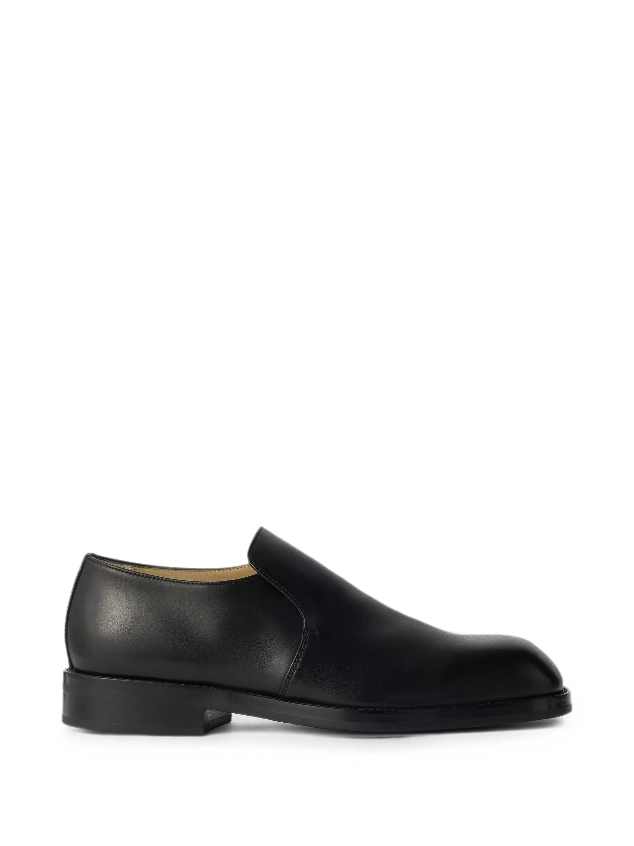 formal loafers in shiny leather