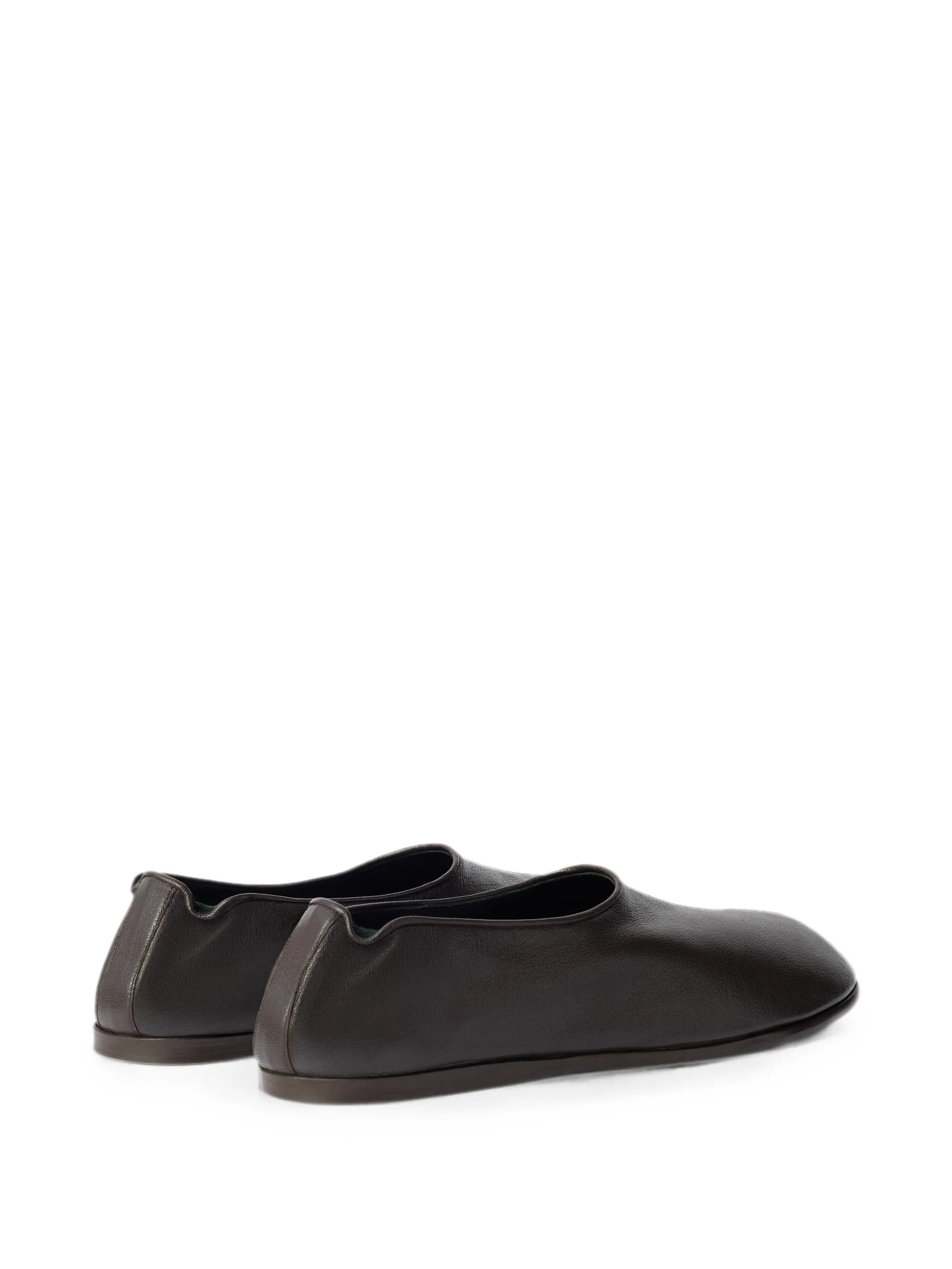 sock slip-ons in goat leather