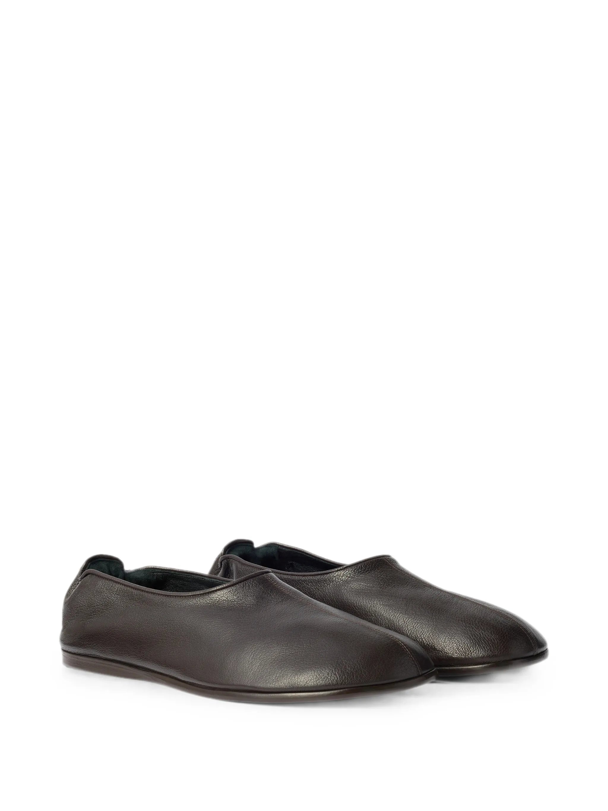 sock slip-ons in goat leather