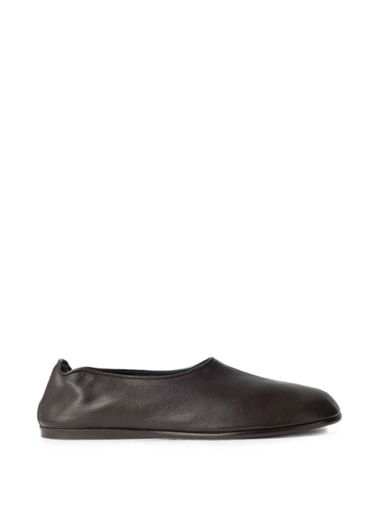 sock slip-ons in goat leather