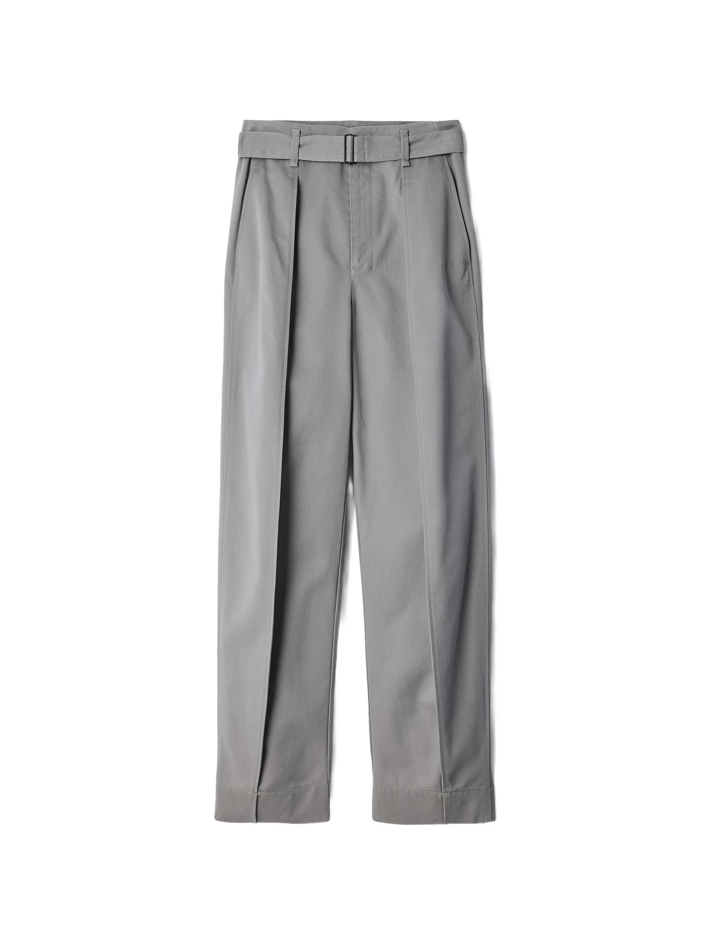 rounded pants in polycotton twill