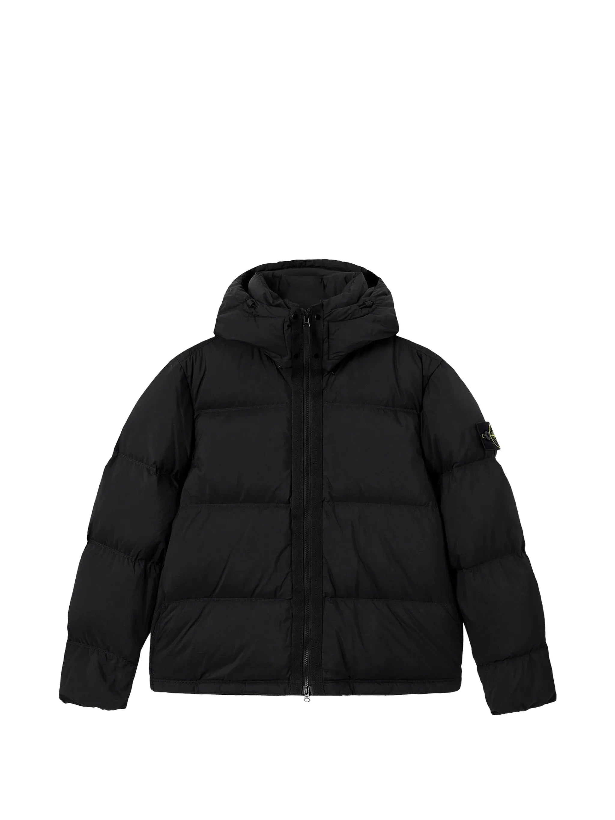 Matt Ripstop Cordura quilted hooded jacket