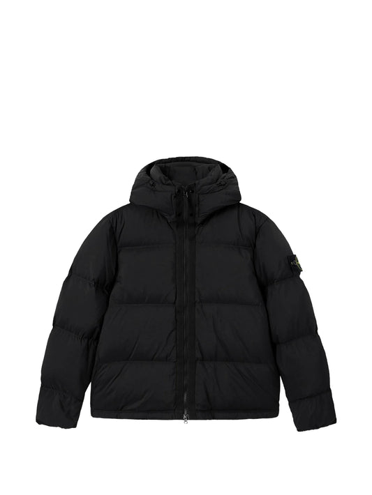 Matt Ripstop Cordura quilted hooded jacket