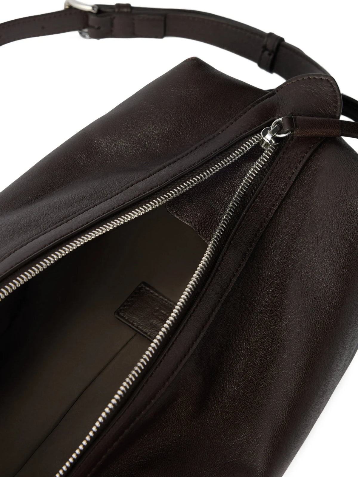 Care shoulder bag in nappa lambskin