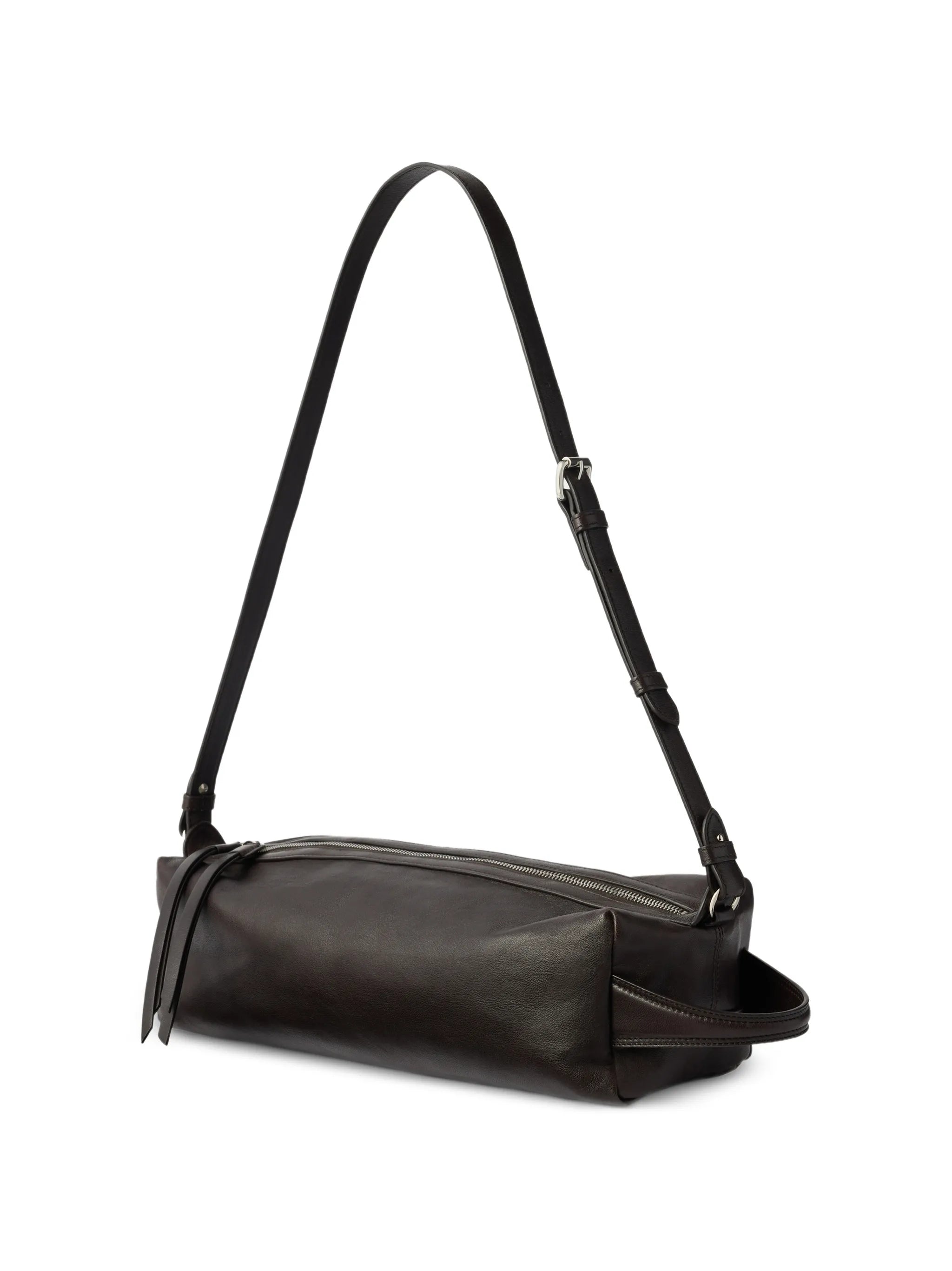 Care shoulder bag in nappa lambskin