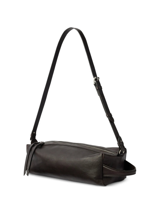 Care shoulder bag in nappa lambskin