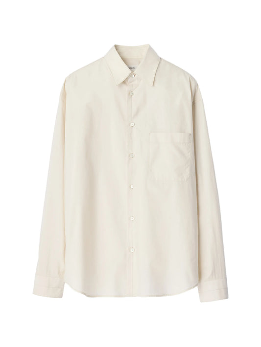 washed chest-pocket shirt