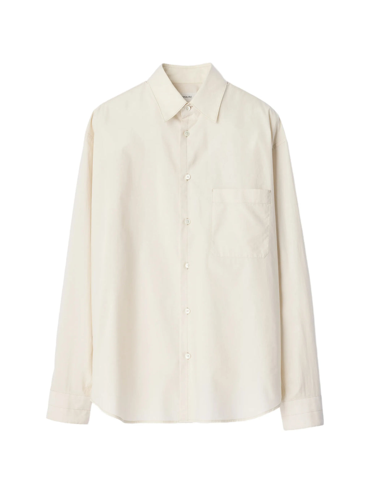 regular shirt in washed cotton silk