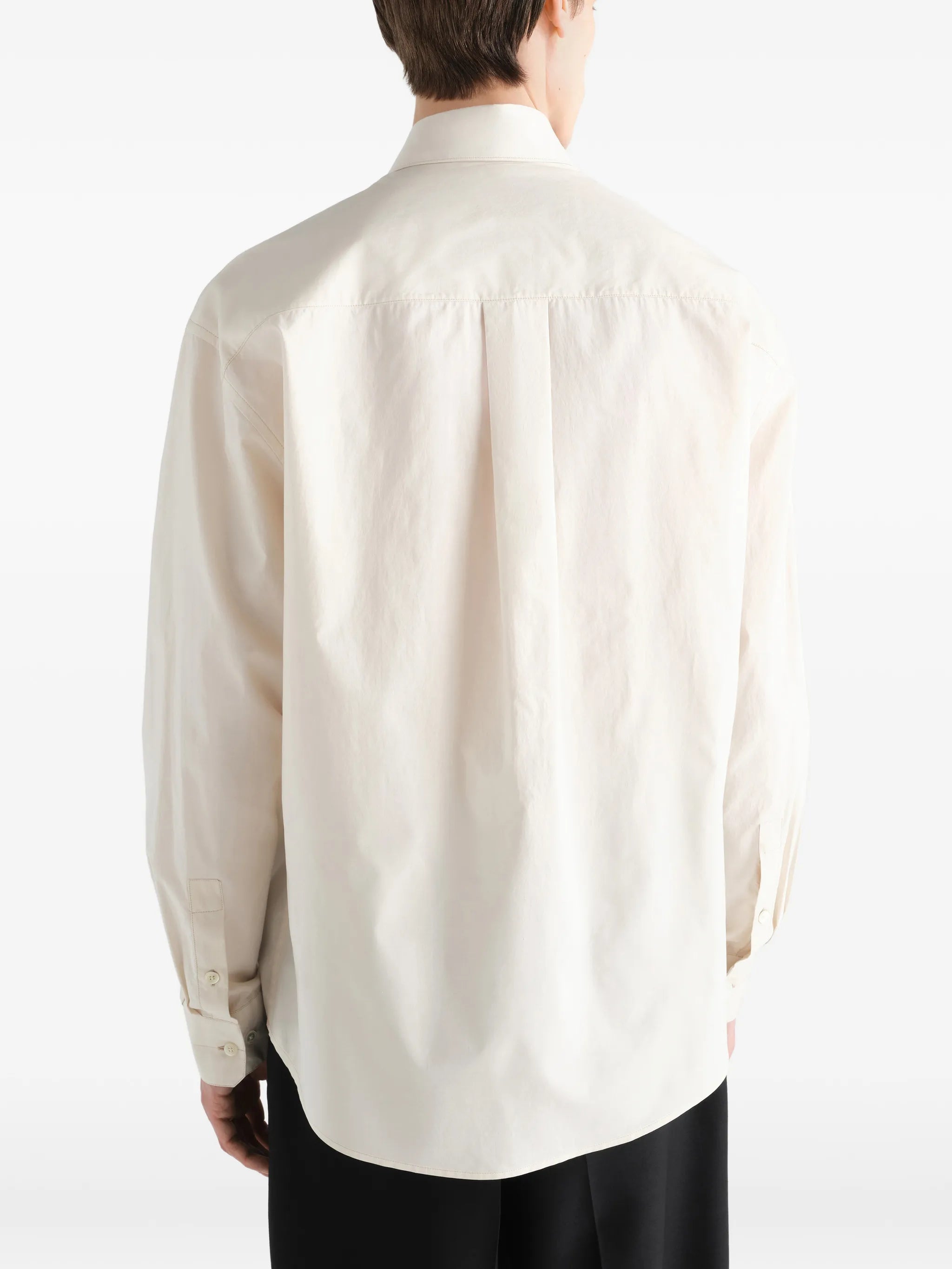 washed chest-pocket shirt